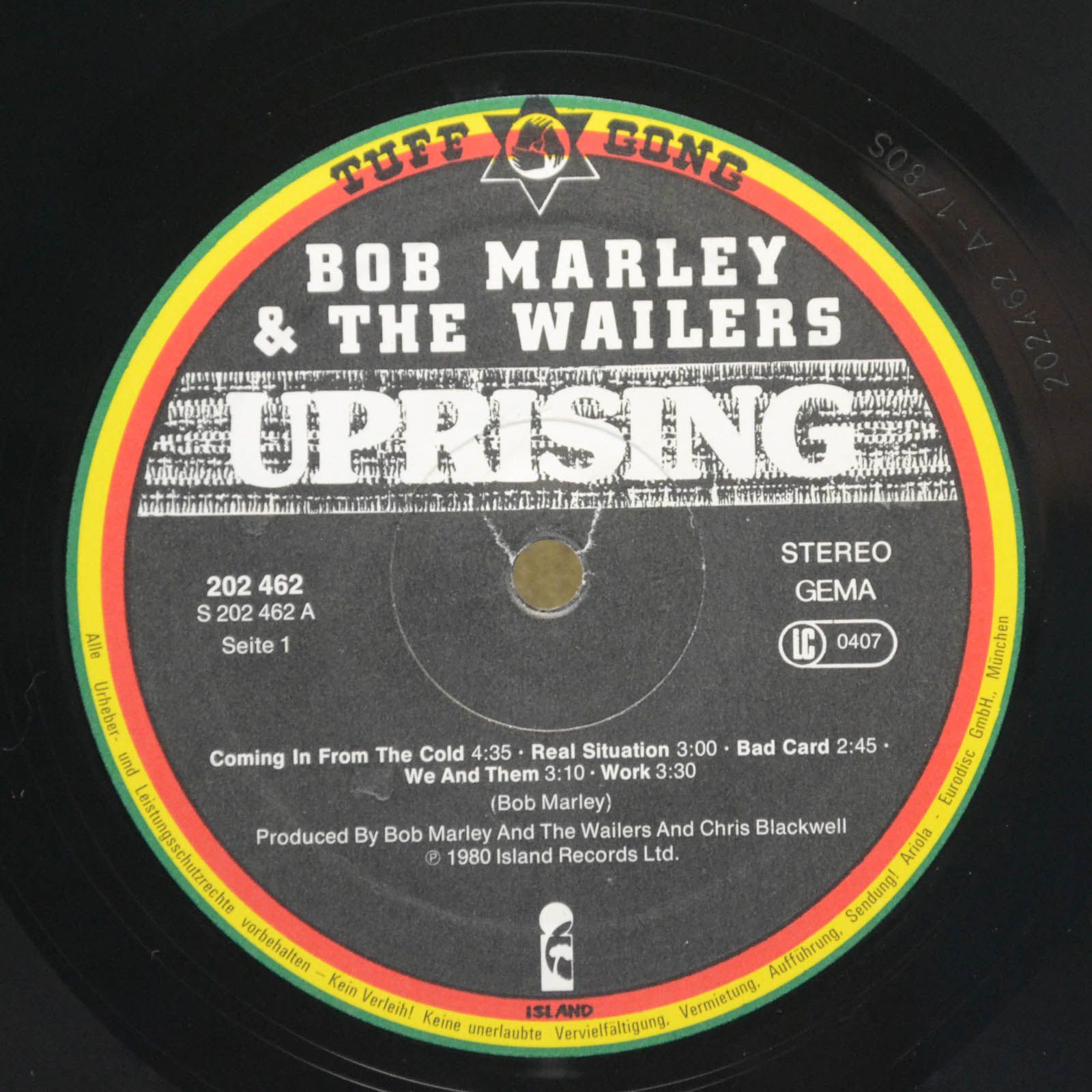 Bob Marley & The Wailers — Uprising, 1980