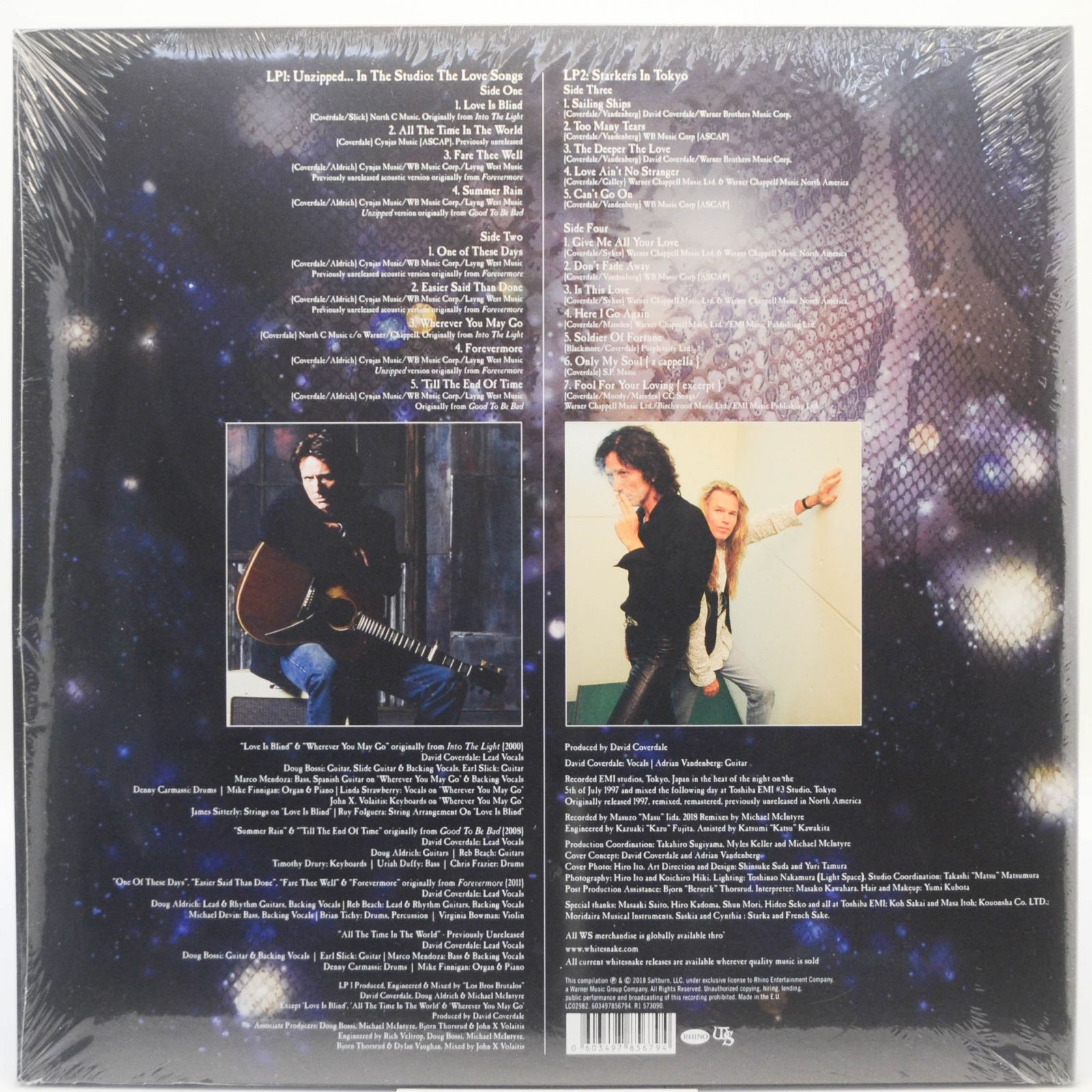 Whitesnake — Unzipped (2LP), 2018