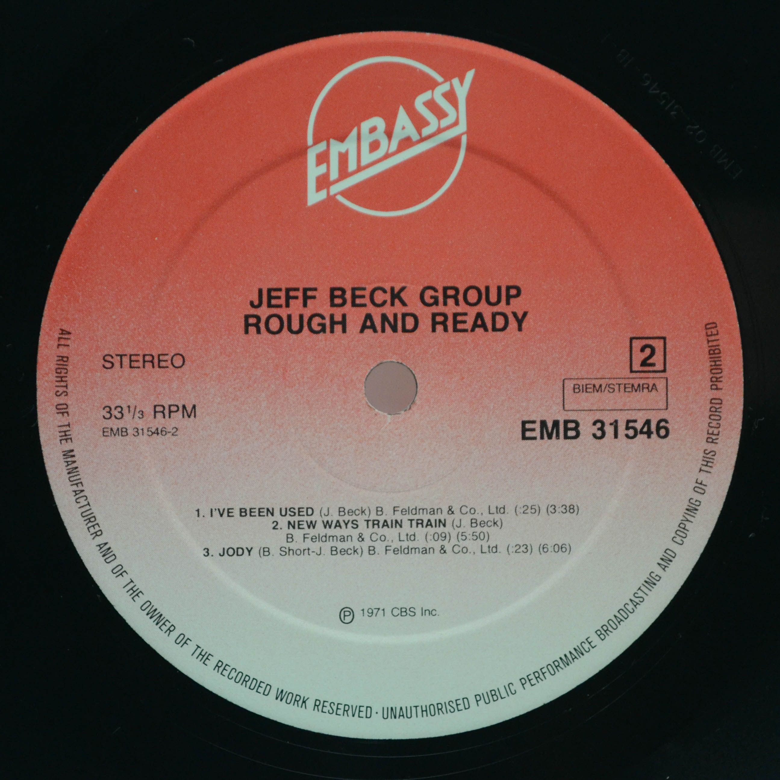 Jeff Beck Group — Rough And Ready, 1971
