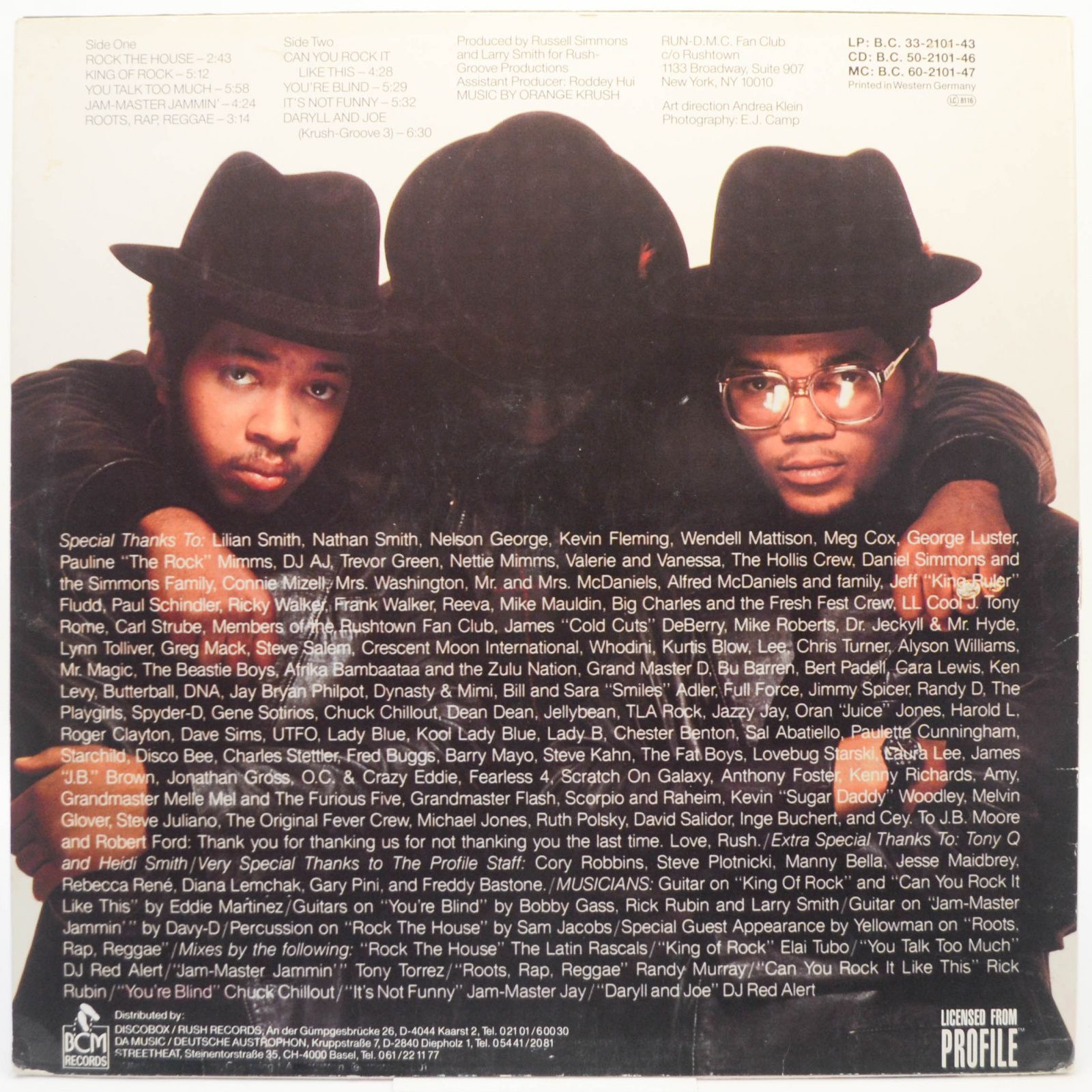 Run-D.M.C. — King Of Rock, 1988