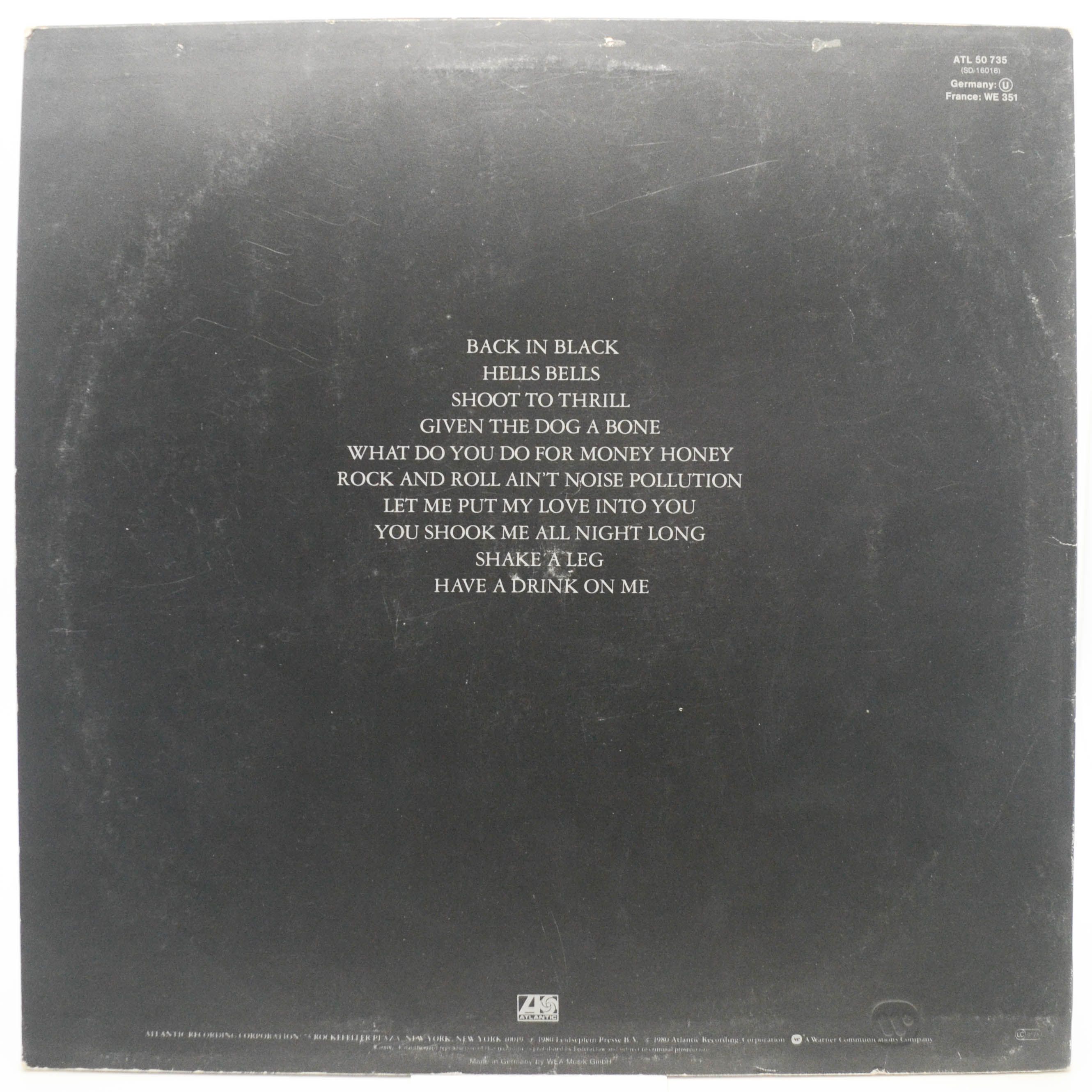 AC/DC — Back In Black, 1980