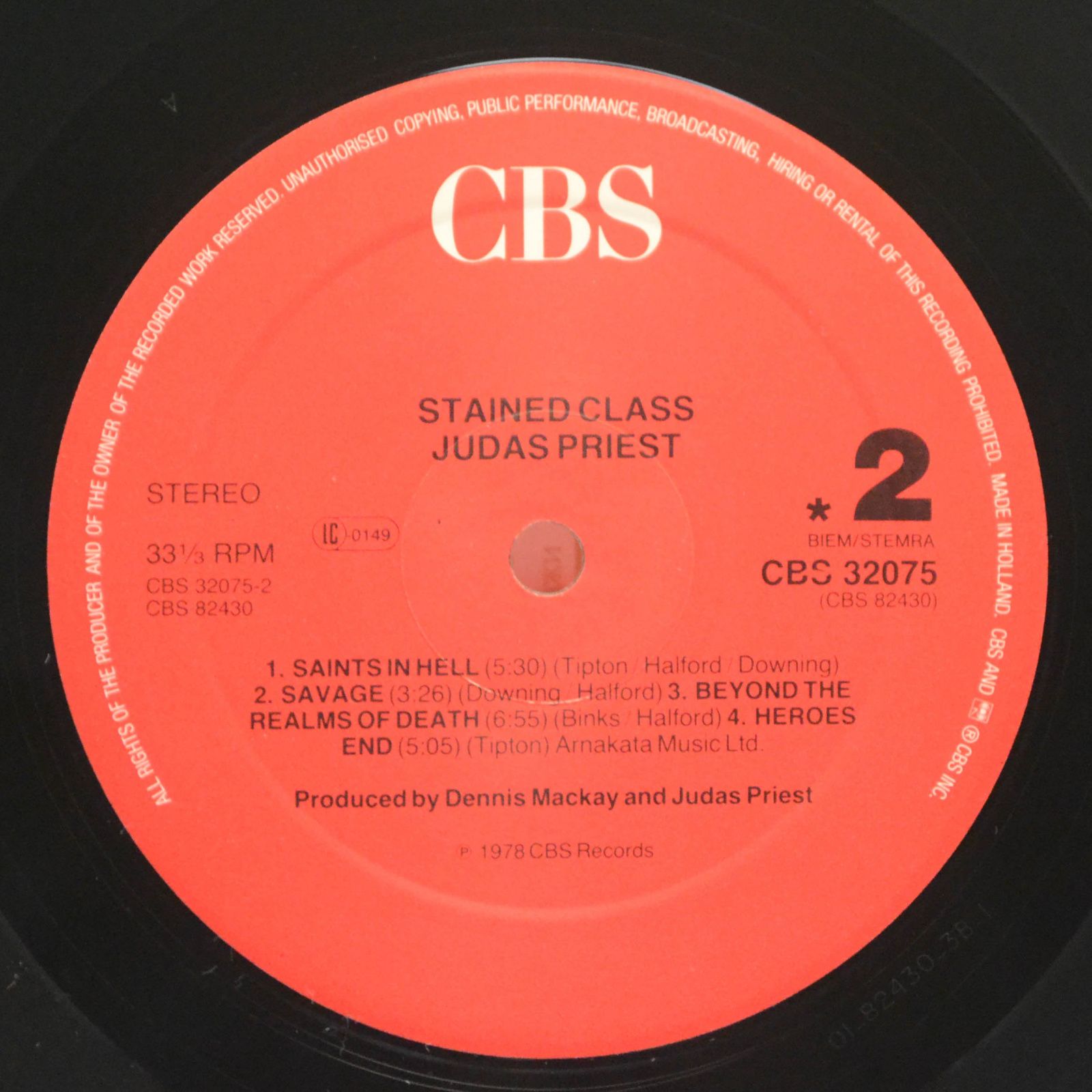 Judas Priest — Stained Class, 1978