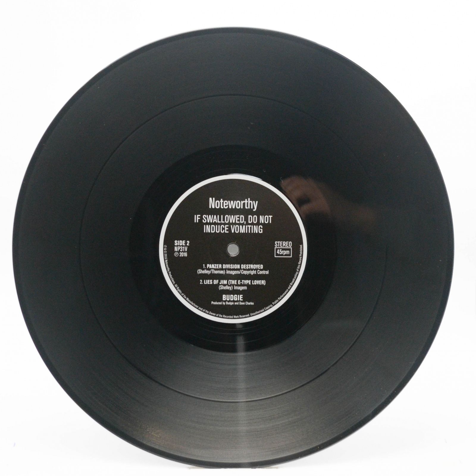 Budgie — If Swallowed, Do Not Induce Vomiting, 1980