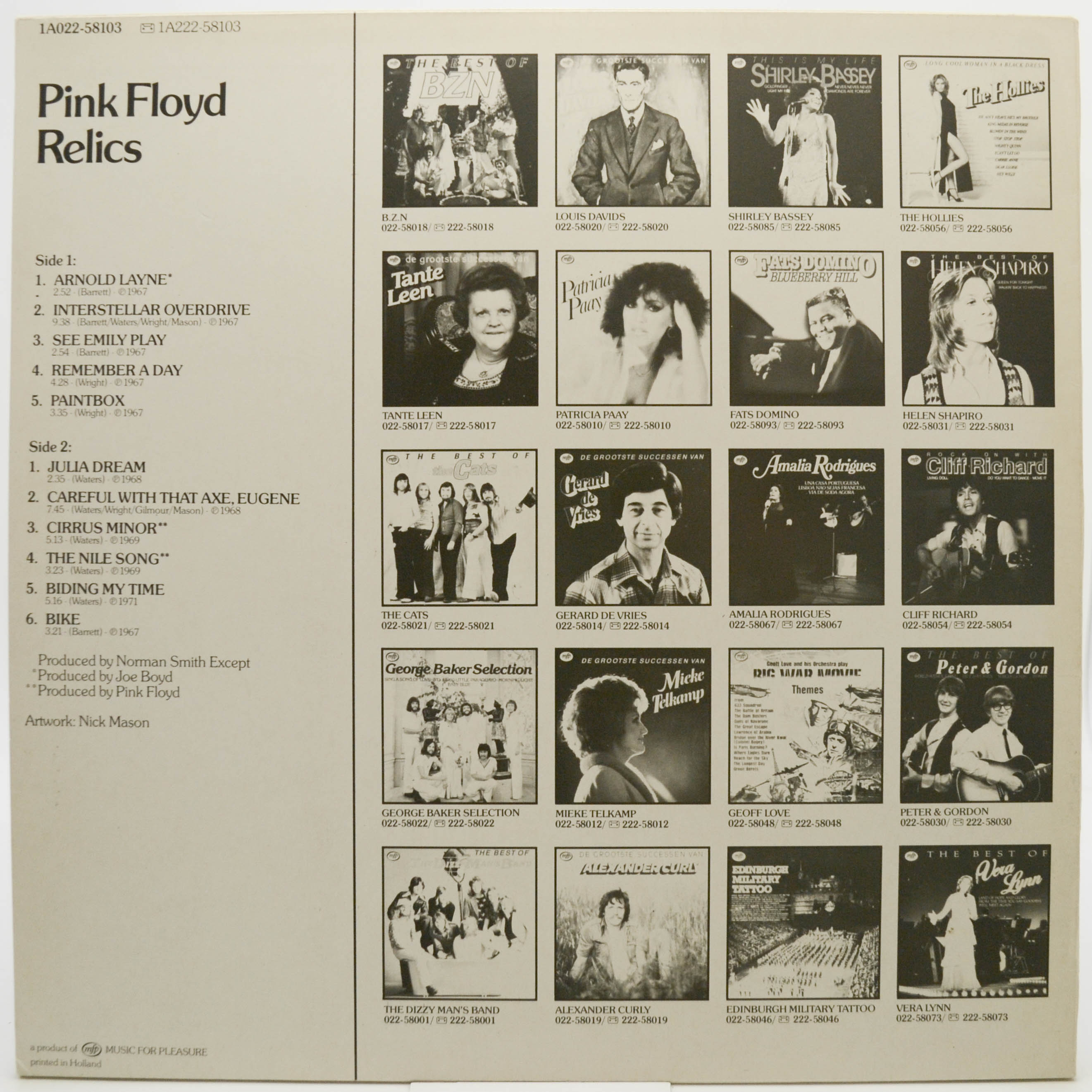 Pink Floyd — Relics, 1971