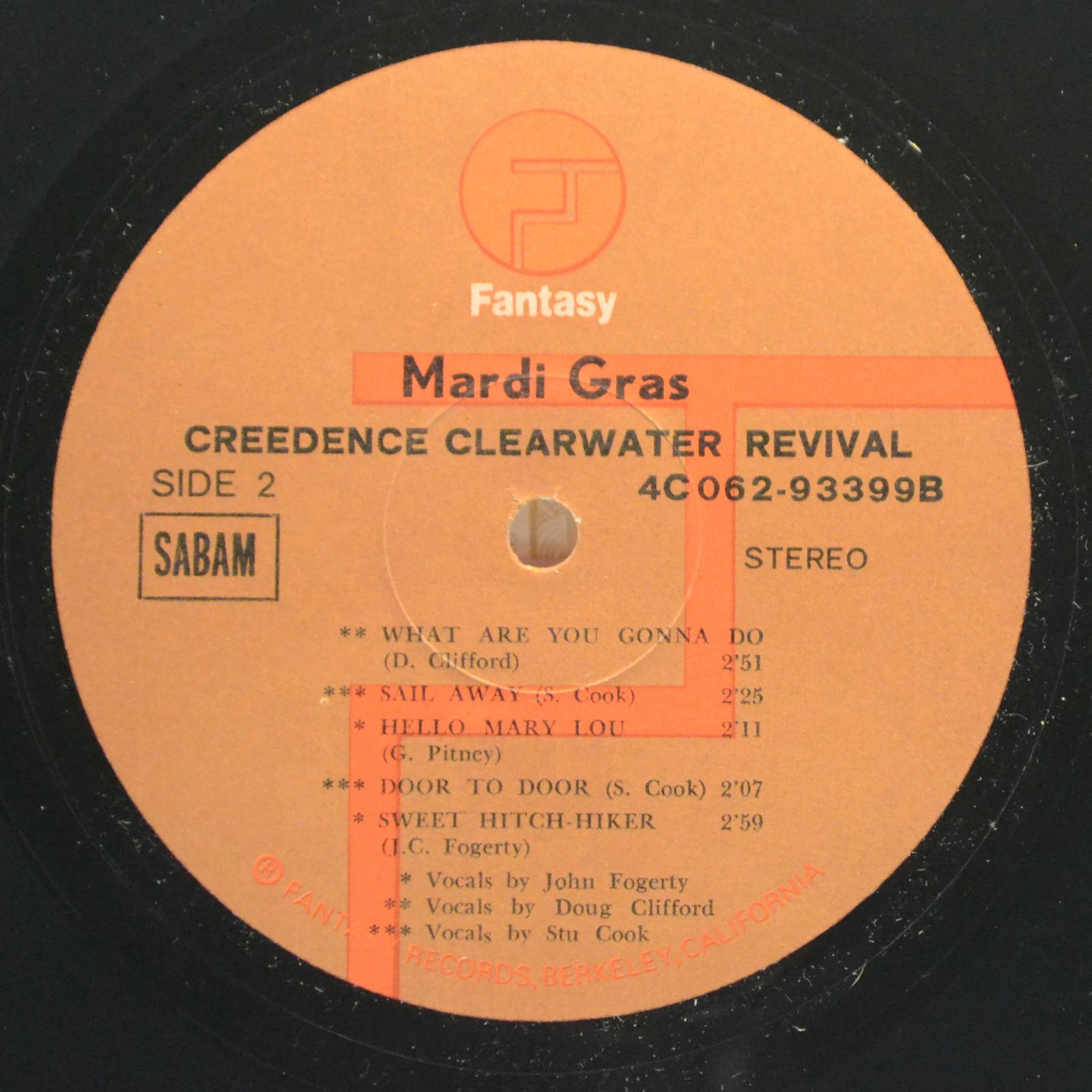 Creedence Clearwater Revival — Mardi Gras, 1972