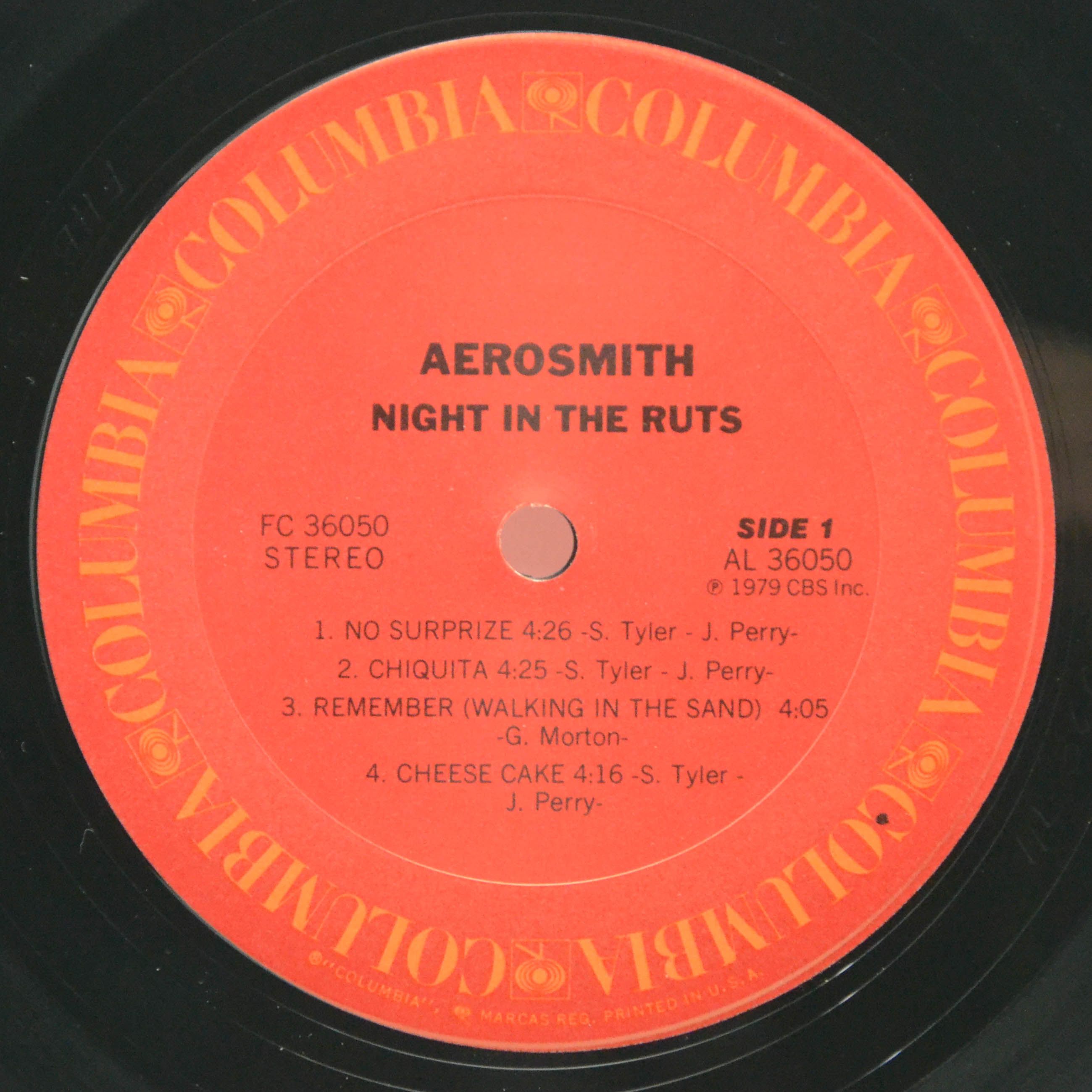 Aerosmith — Night In The Ruts (1-st, USA), 1979