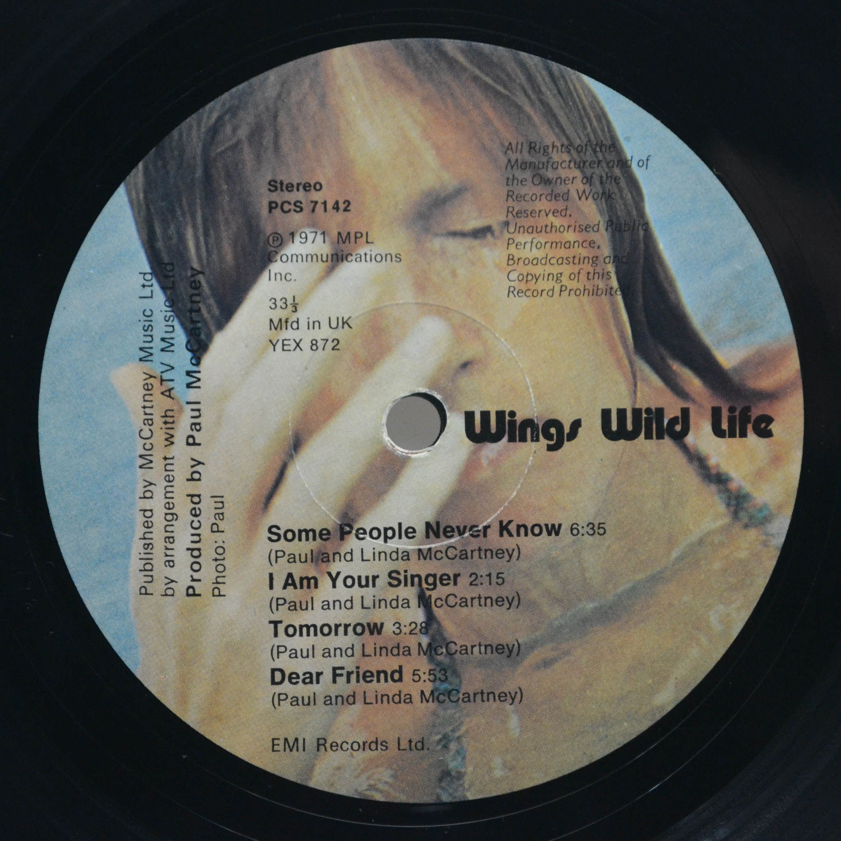 Wings — Wild Life (UK), 1971