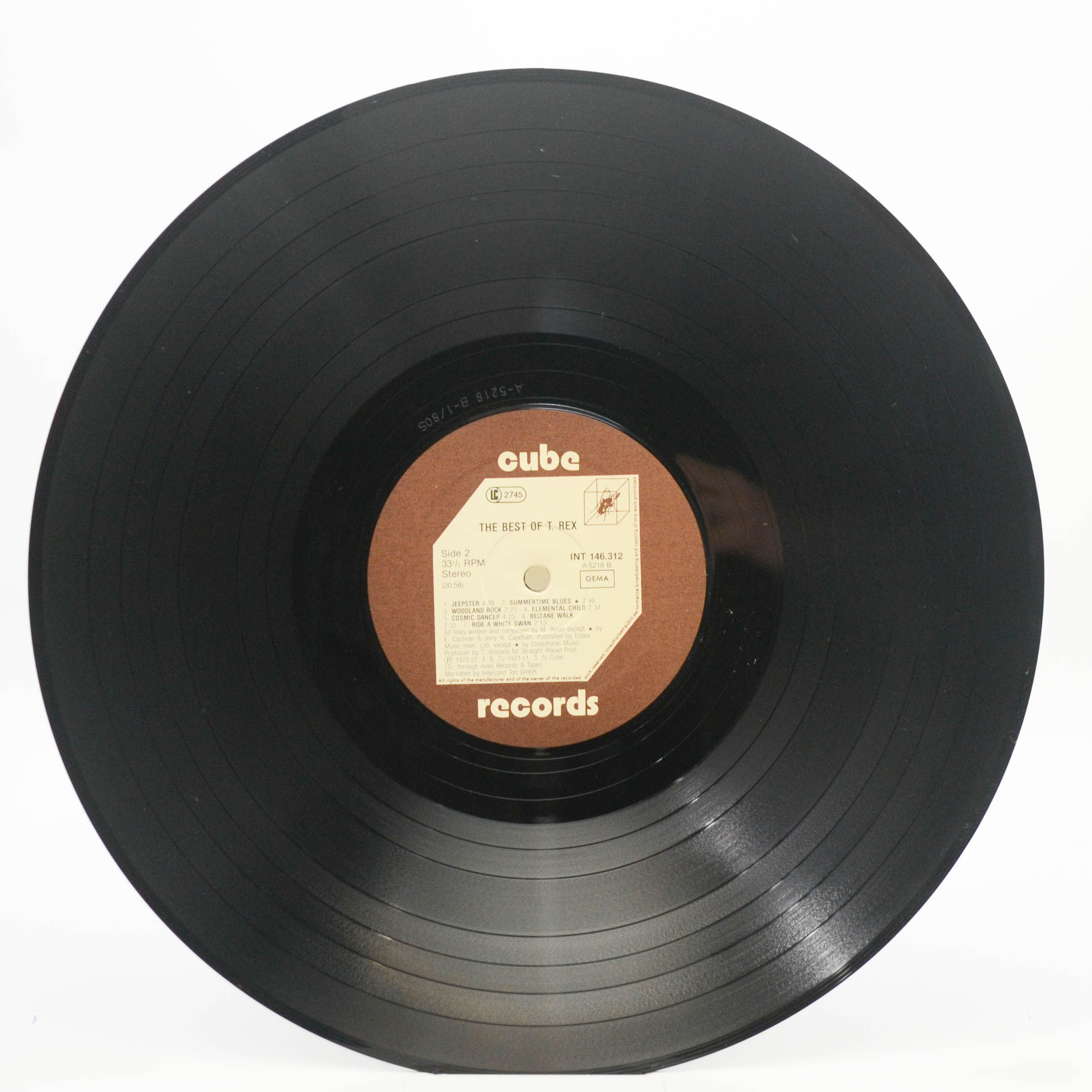 T. Rex — The Best Of T. Rex, 1980