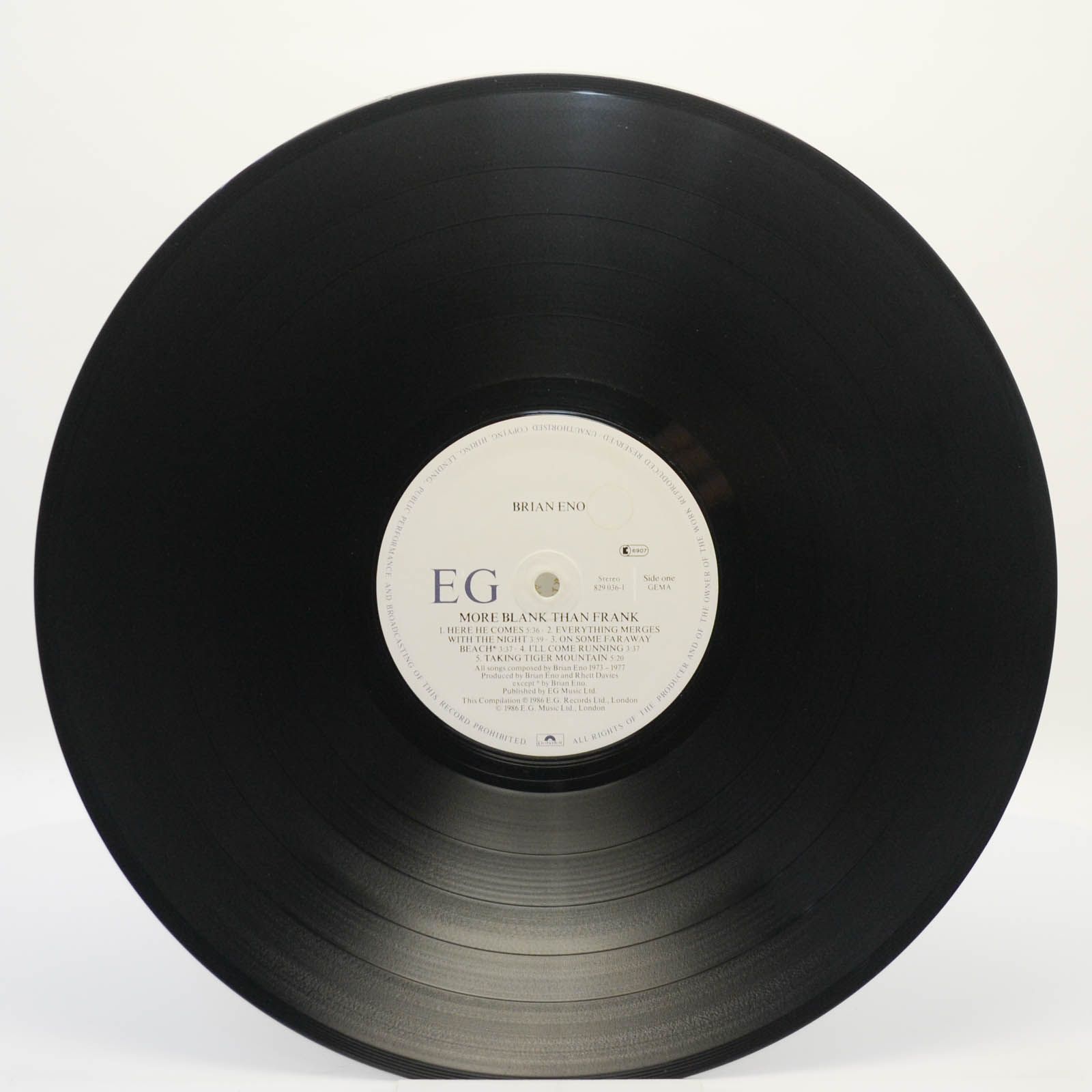 Eno — More Blank Than Frank, 1986