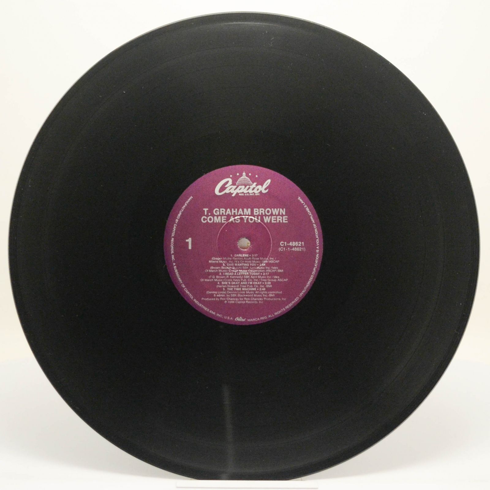 T. Graham Brown — Come As You Were, 1988