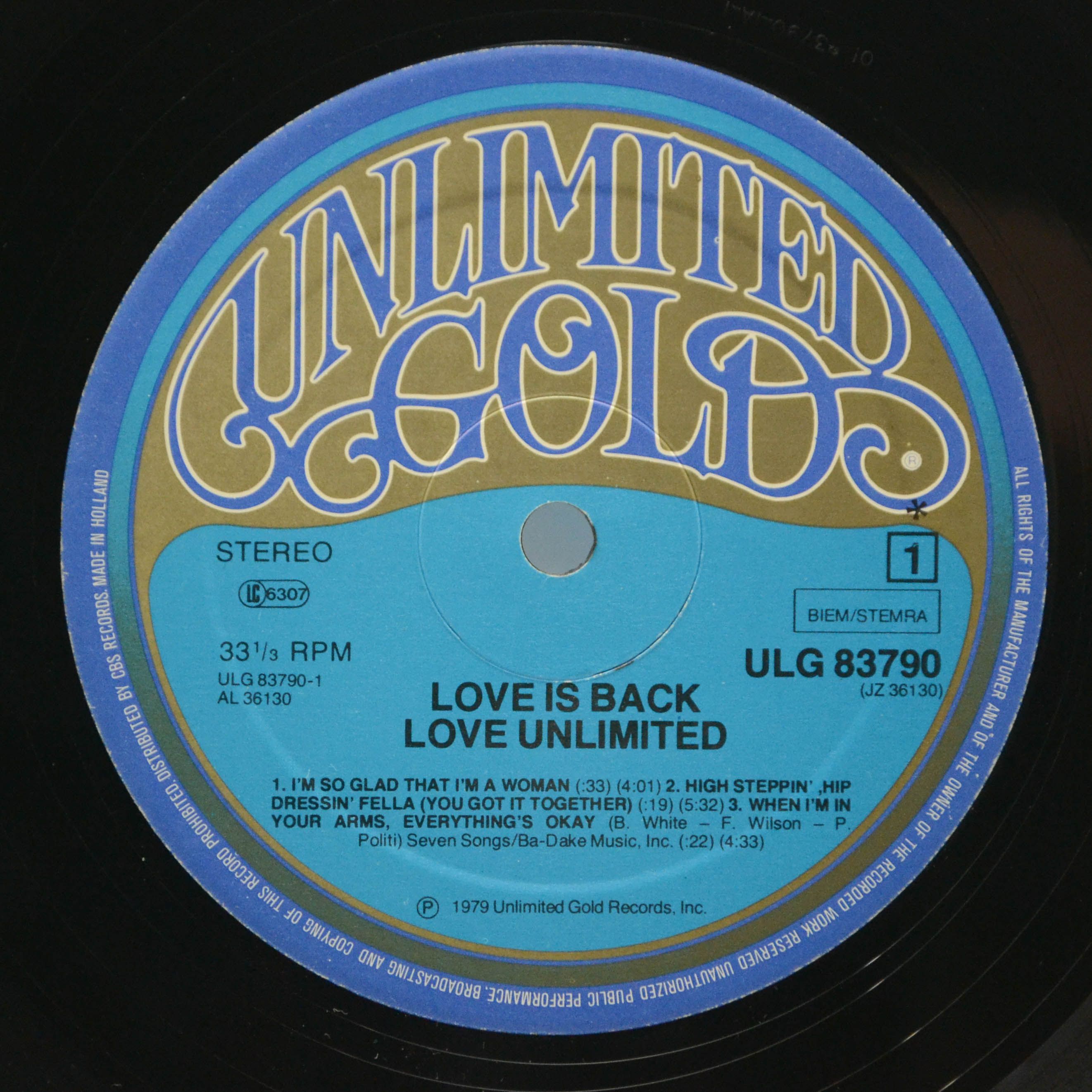 Love Unlimited — Love Is Back, 1979