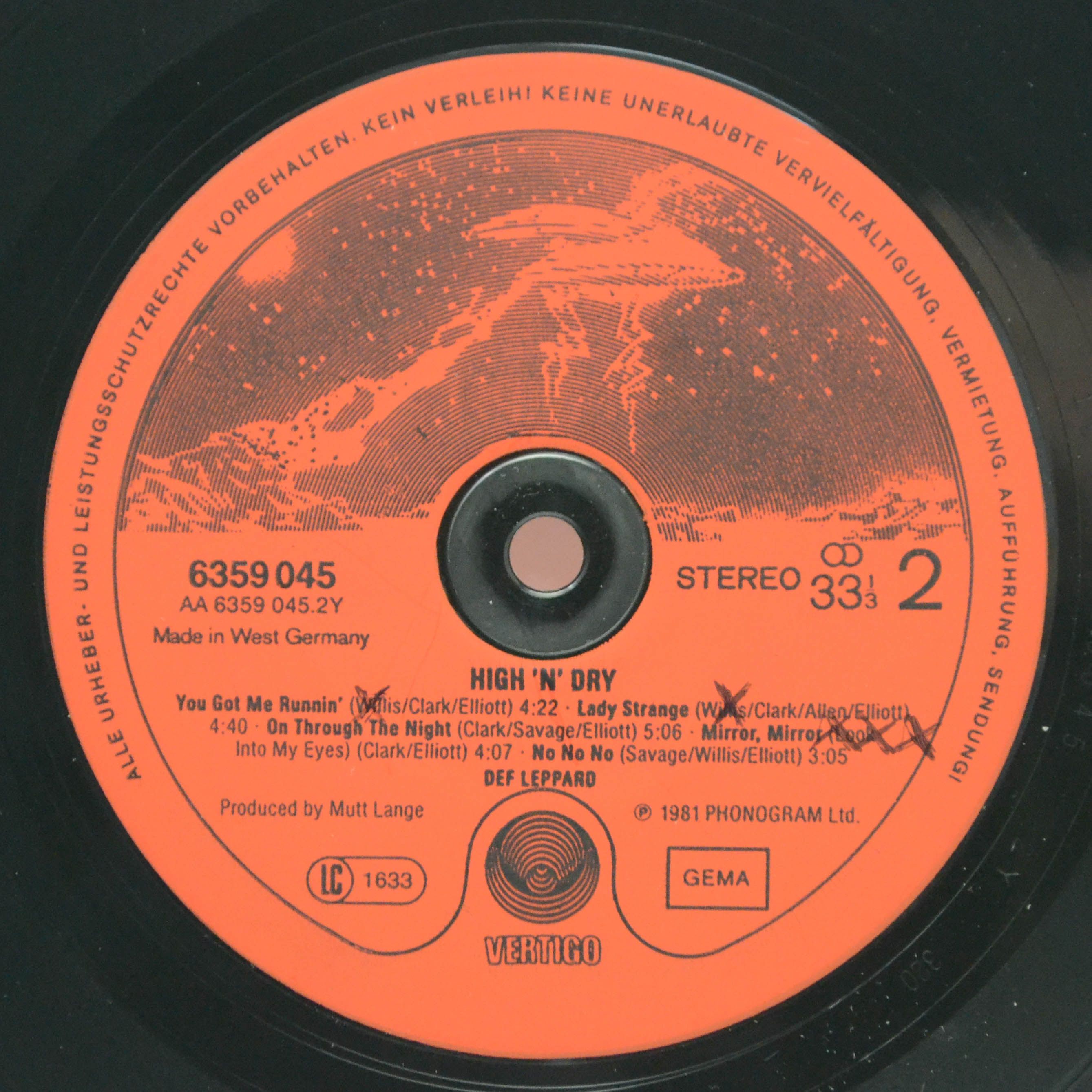 Def Leppard — High 'N' Dry, 1981