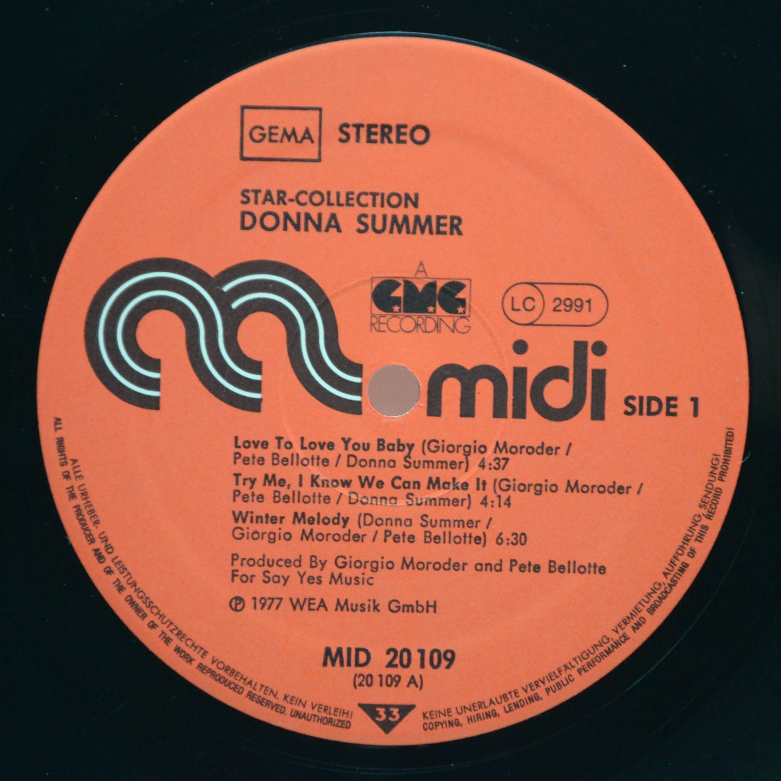 Donna Summer — Star-Collection, 1977