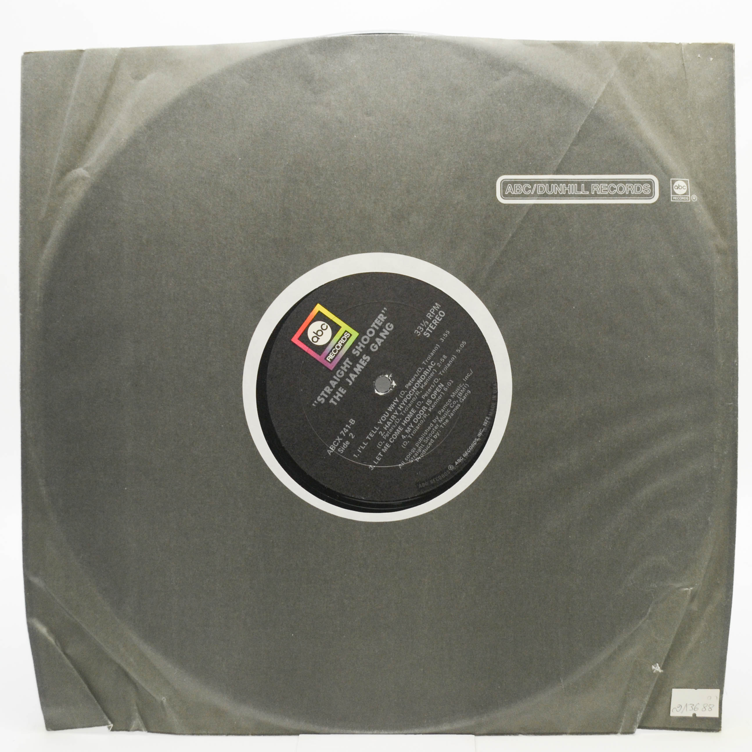 James Gang — Straight Shooter (1-st, USA), 1972