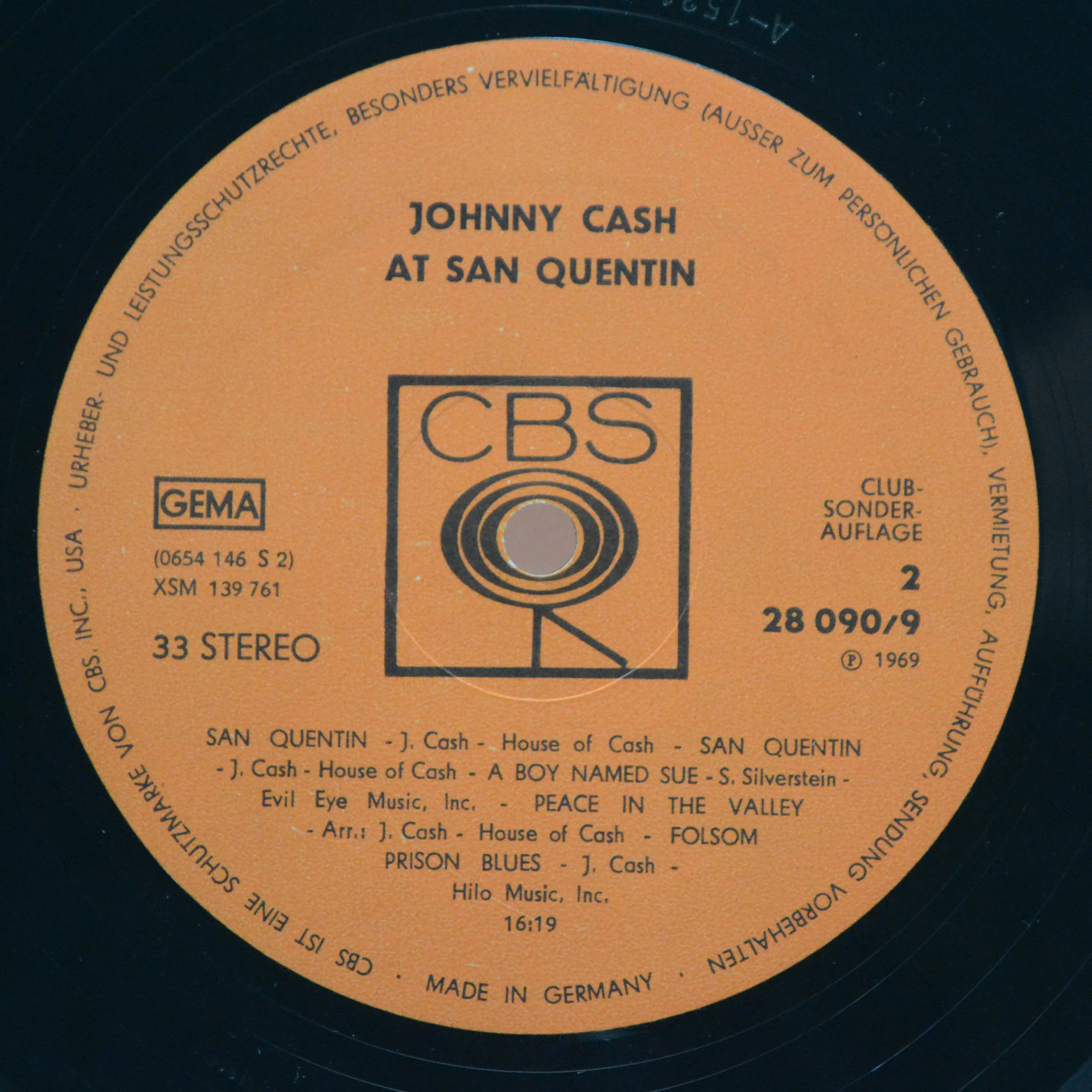 Johnny Cash — Johnny Cash At San Quentin, 1969