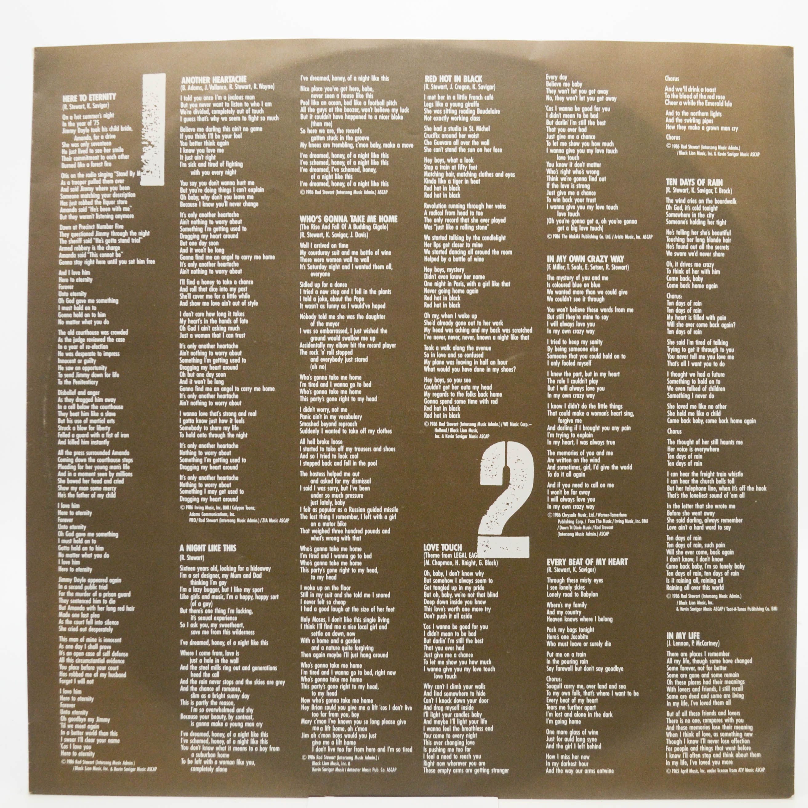 Rod Stewart — Every Beat Of My Heart, 1986