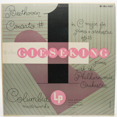 Concerto #1 In C Major For Piano And Orchestra Op. 15 (USA), 1950