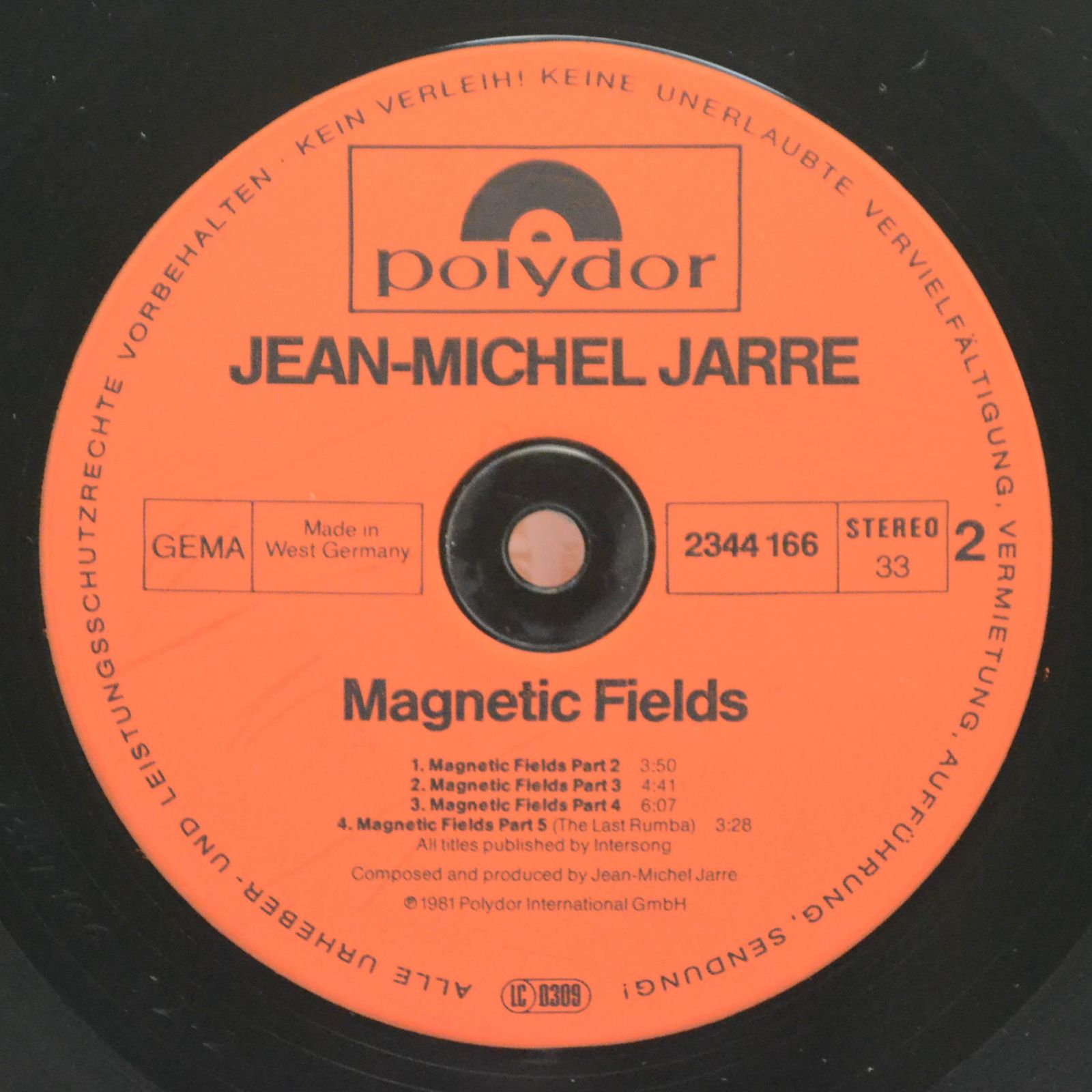 Jarre — Magnetic Fields, 1981