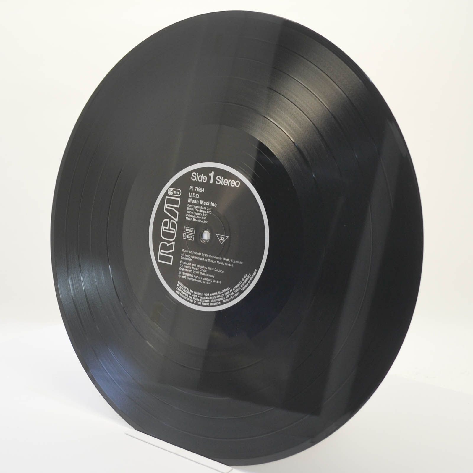 U.D.O. — Mean Machine, 1989