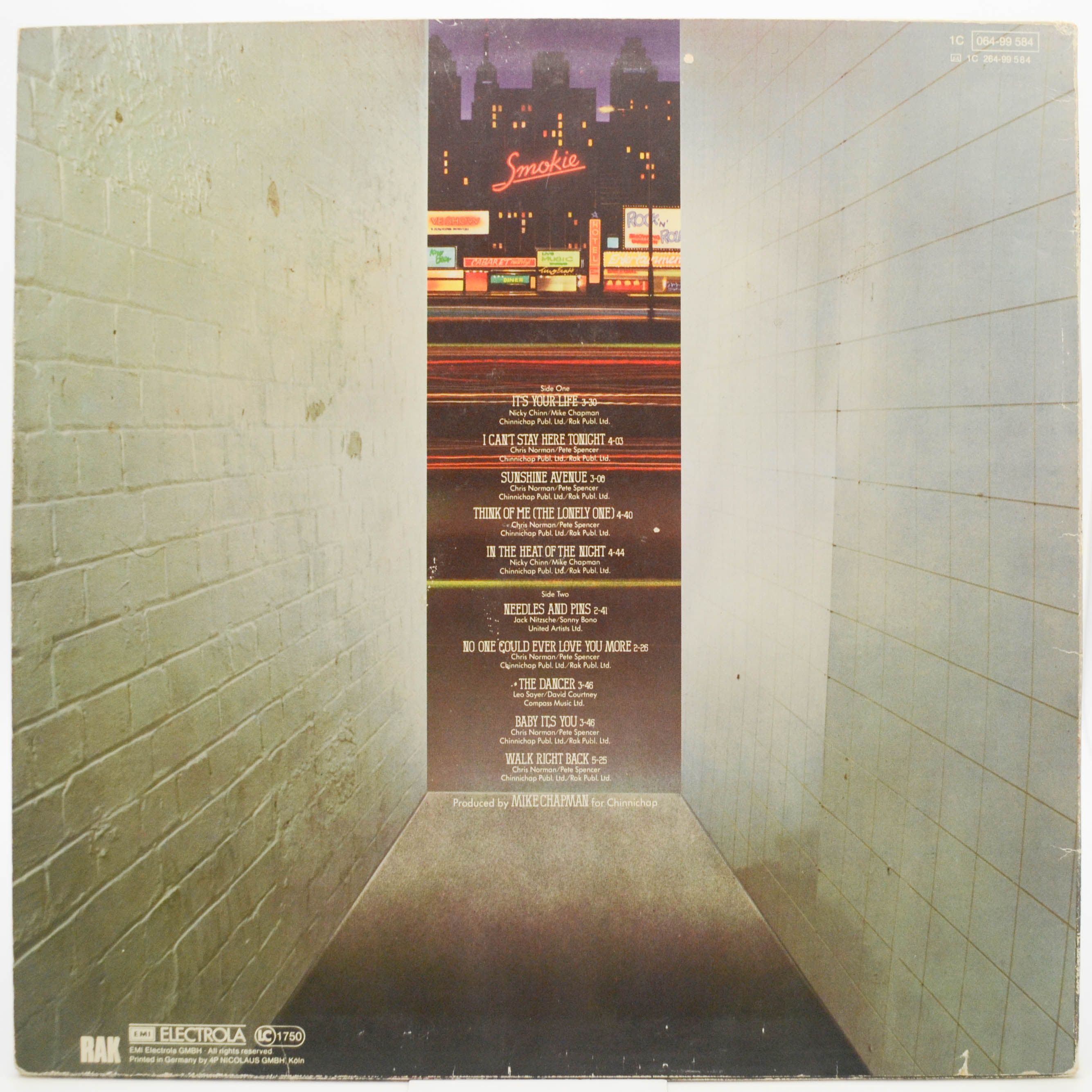Smokie — Bright Lights & Back Alleys, 1977