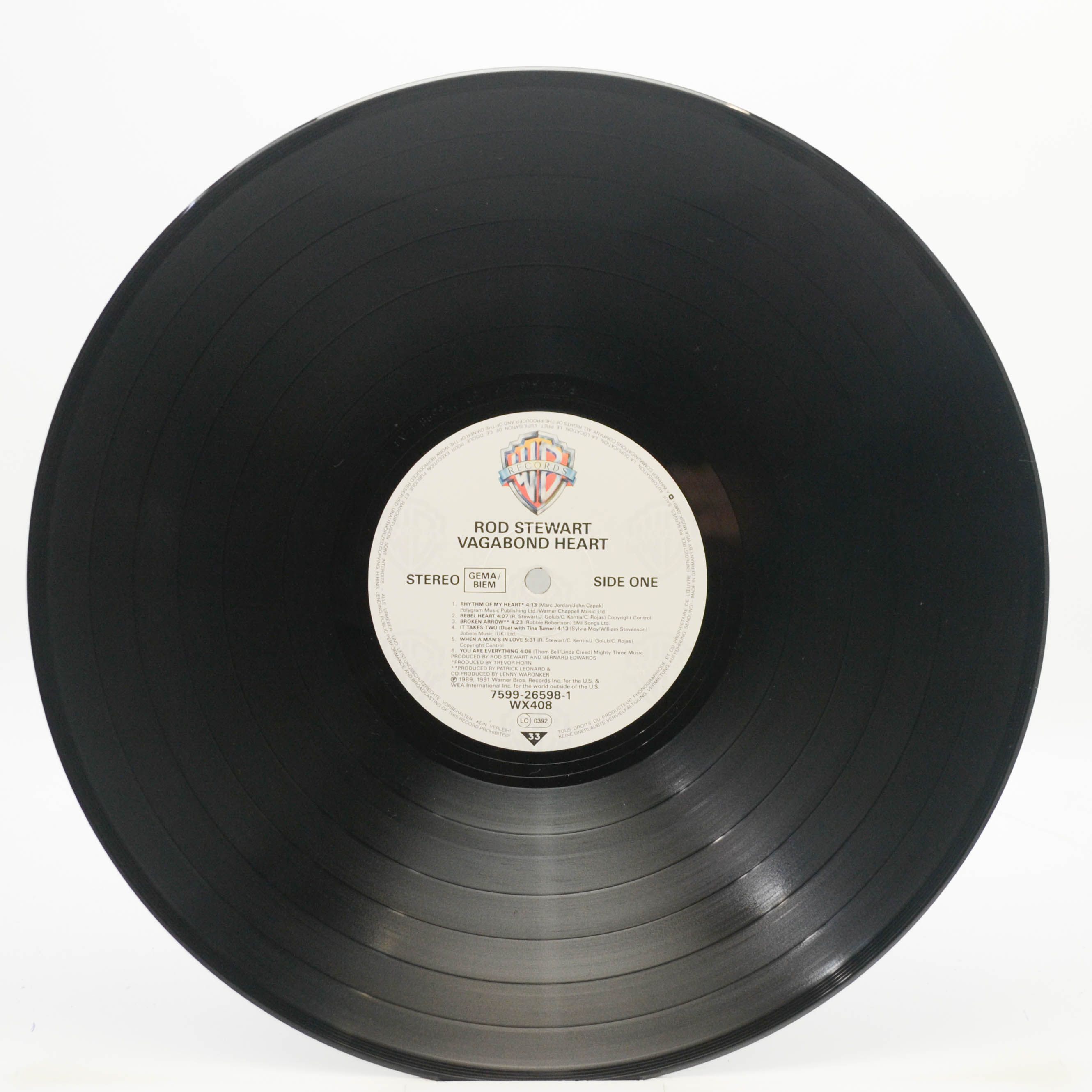 Rod Stewart — Vagabond Heart, 1991