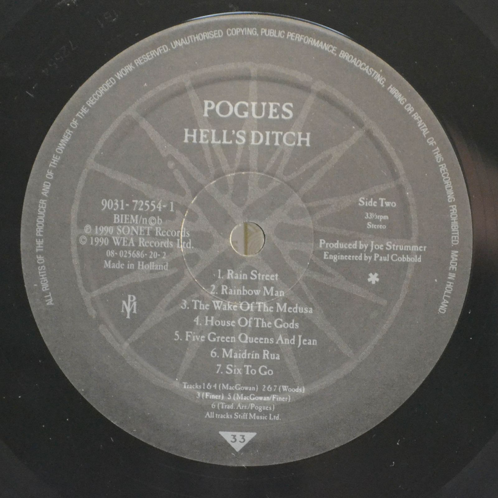 Pogues — Hell's Ditch, 1990