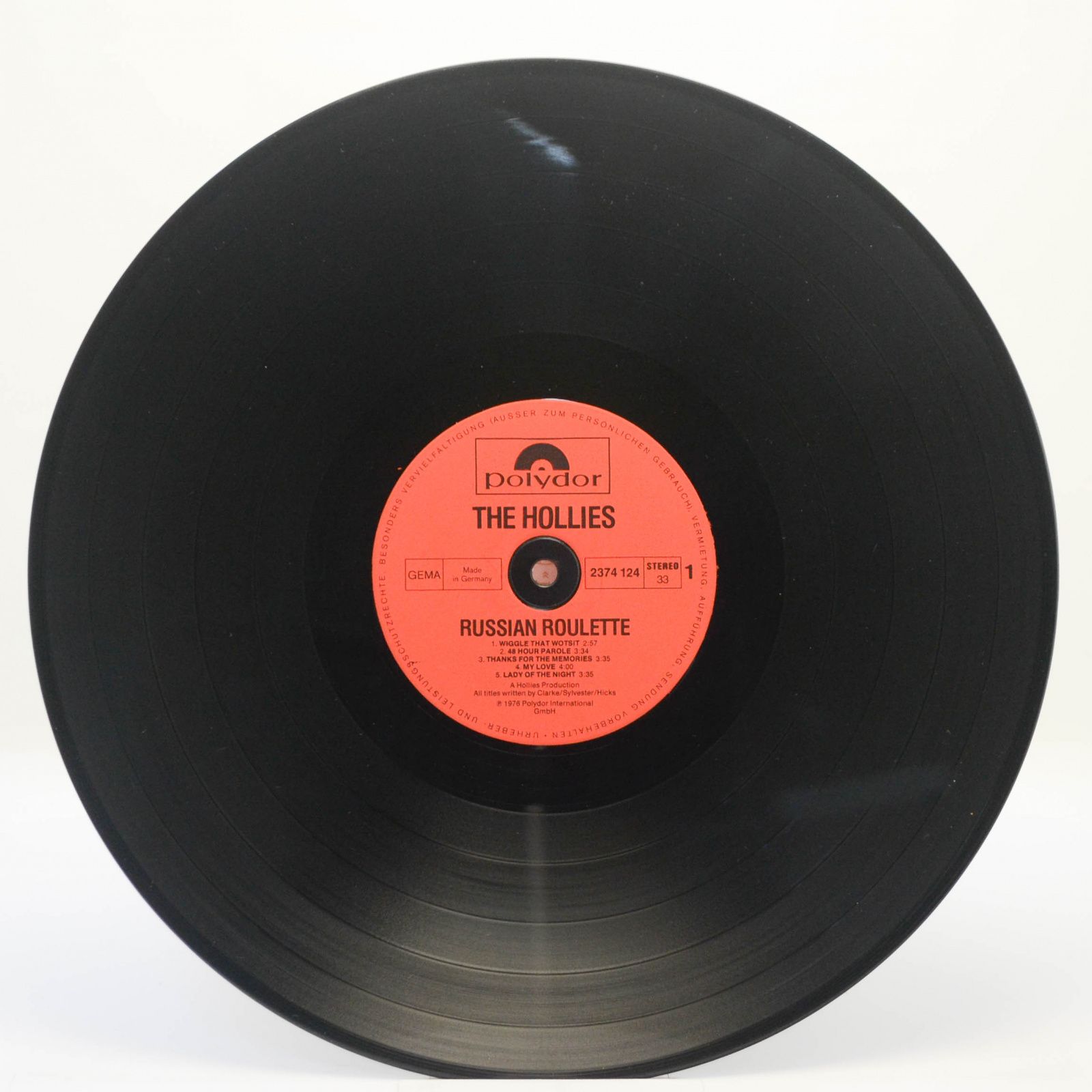 Hollies — Russian Roulette, 1976