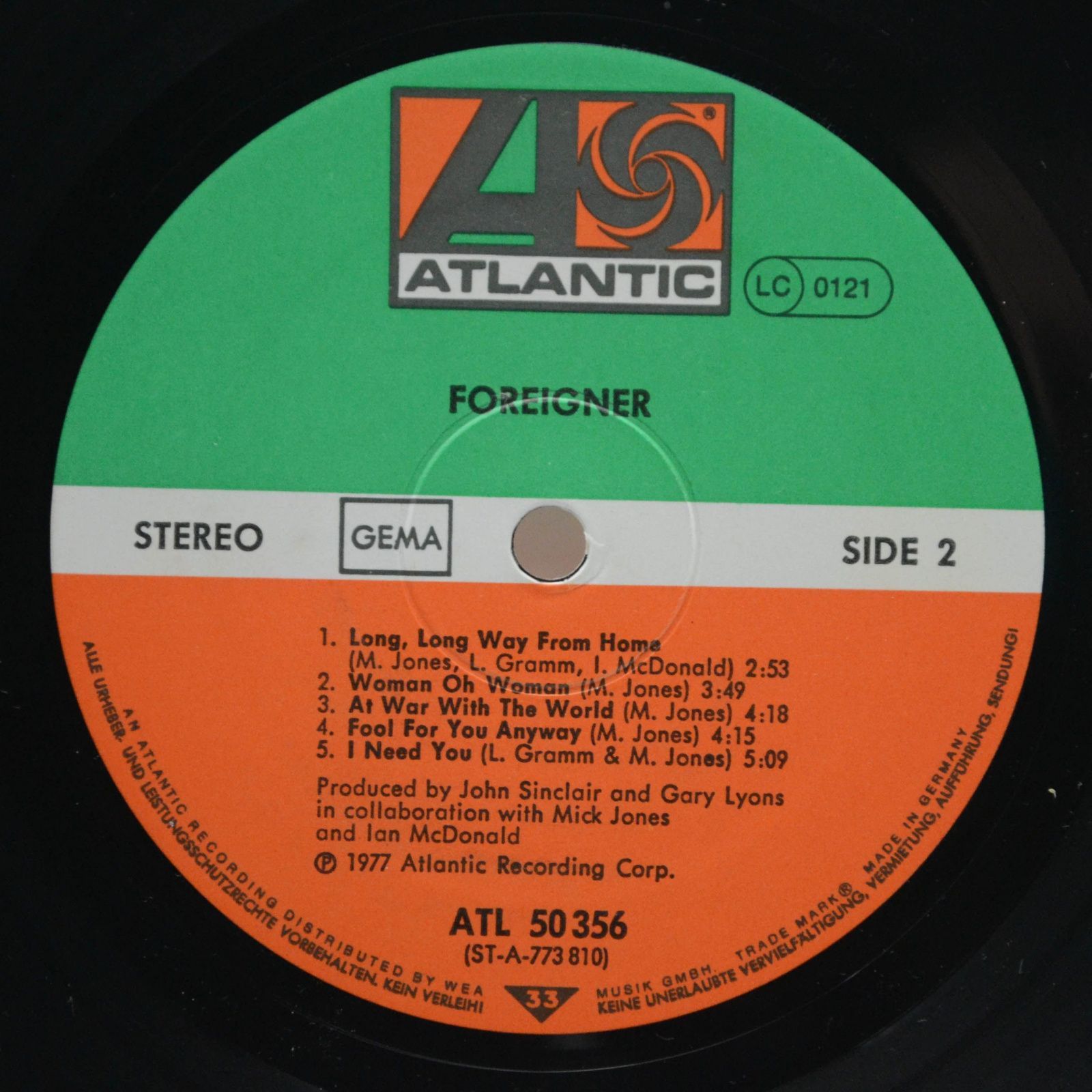 Foreigner — Foreigner, 1977