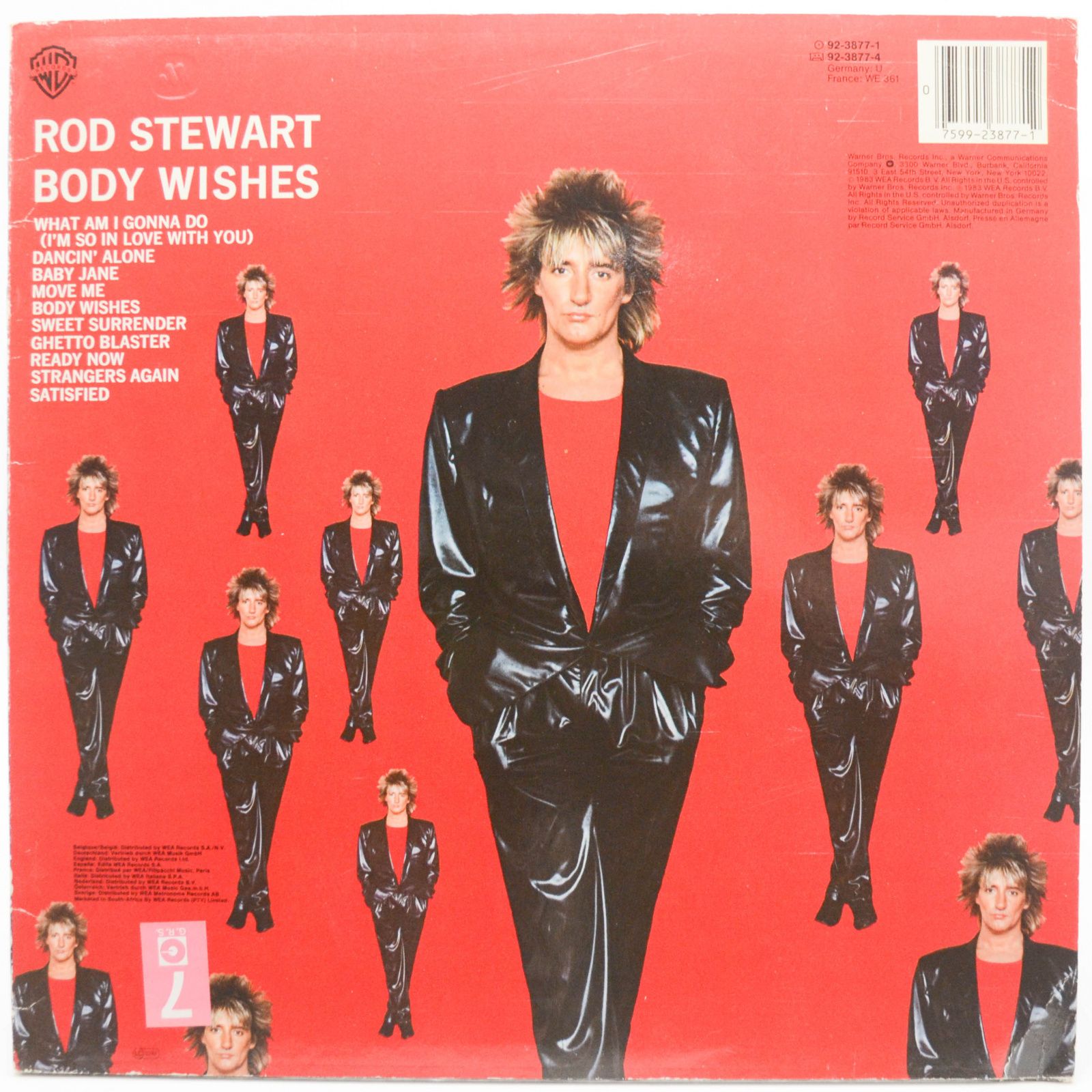 Rod Stewart — Body Wishes, 1983