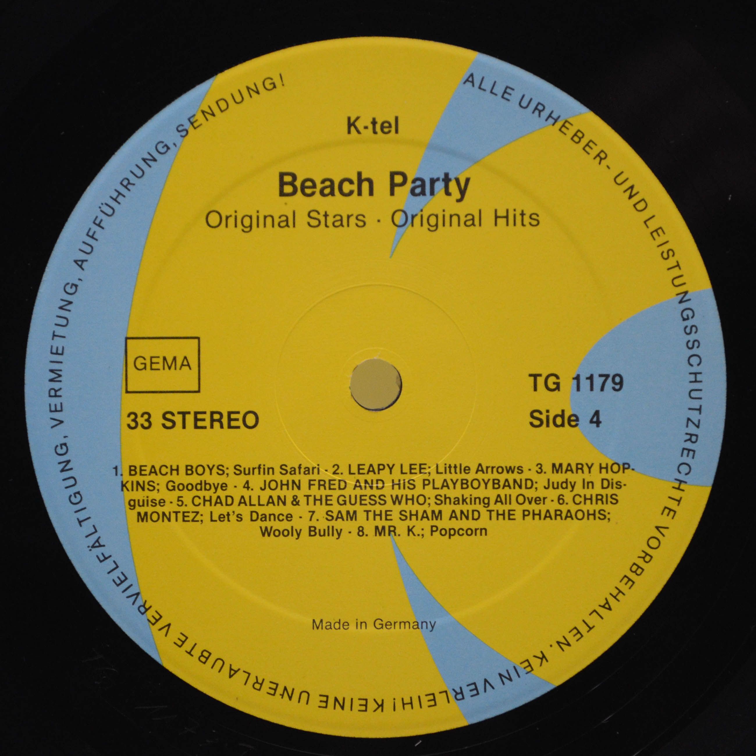 Various — Beach Party (2LP), 1978