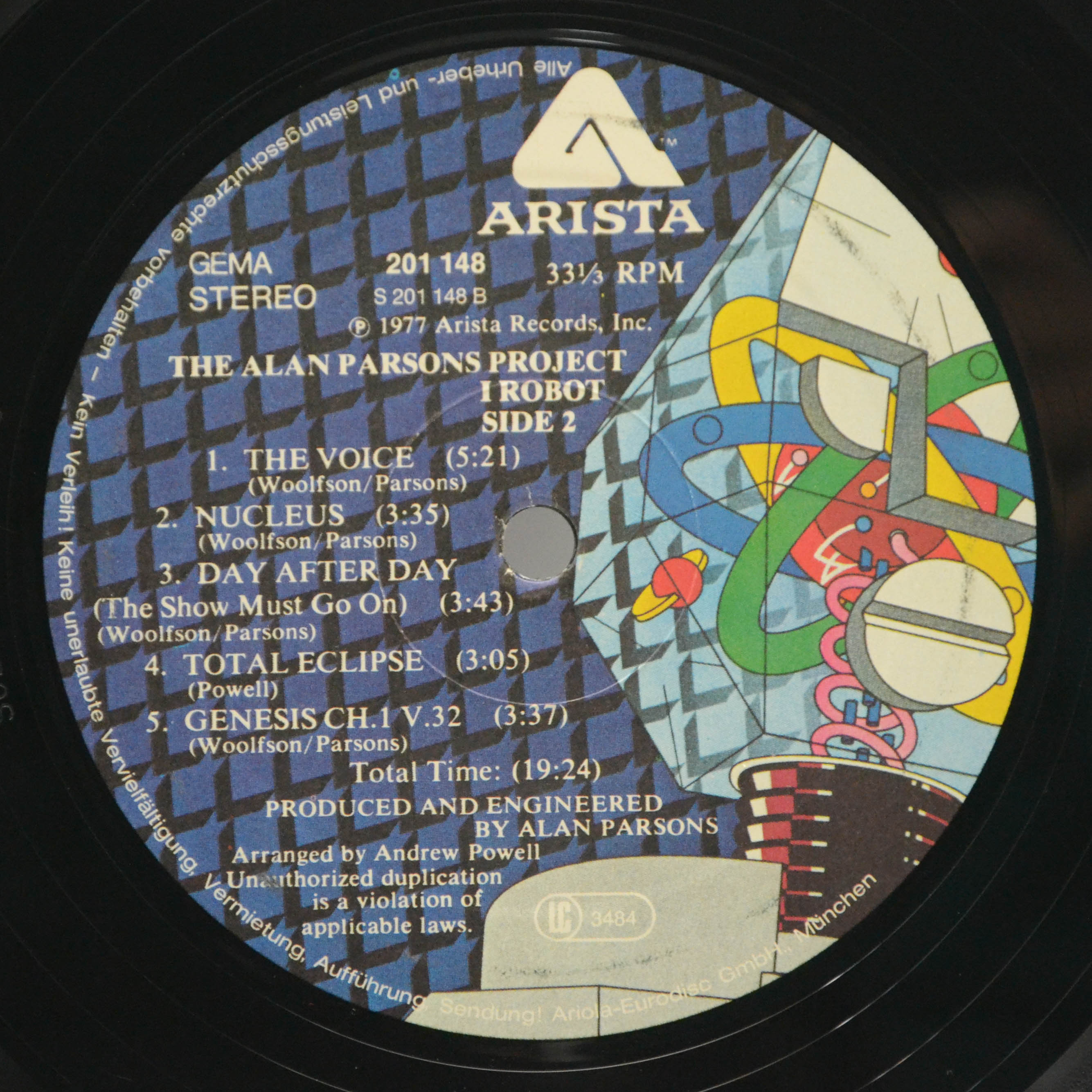 Alan Parsons Project — I Robot, 1977