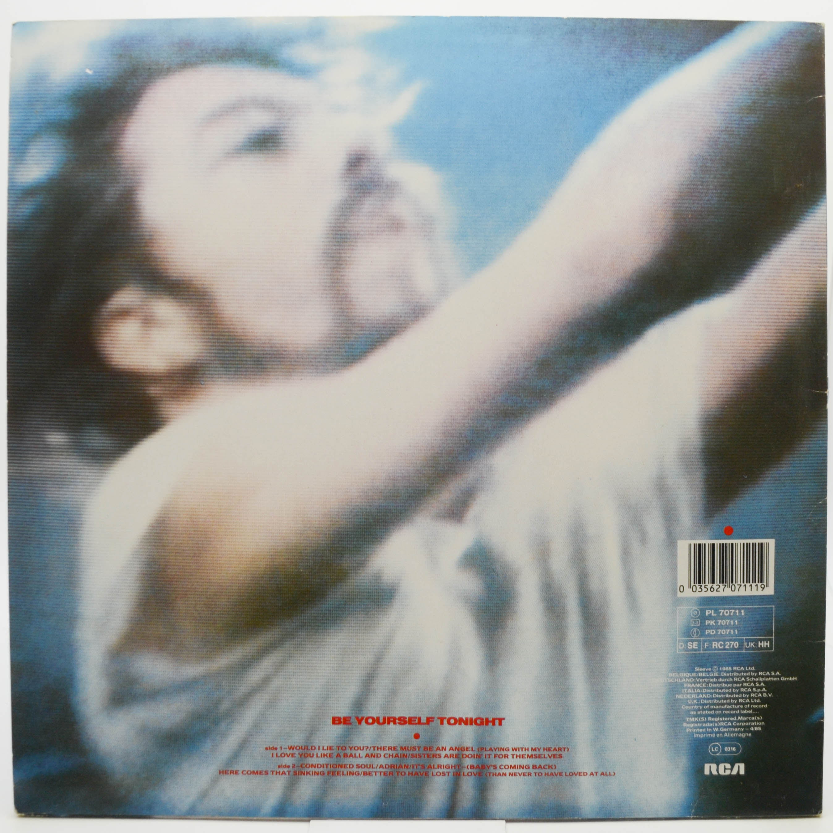 Eurythmics — Be Yourself Tonight, 1985