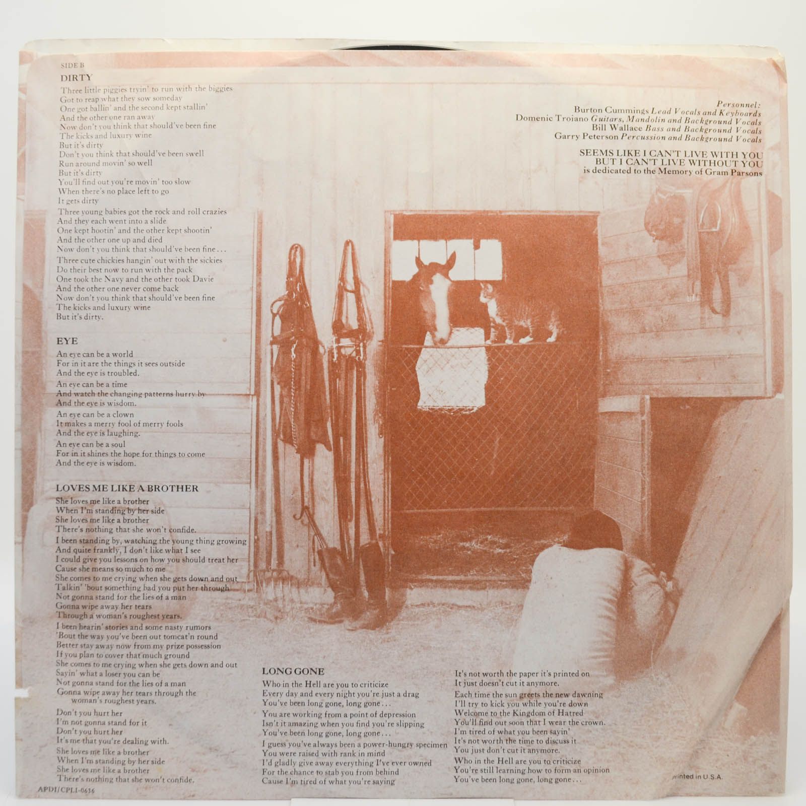 Guess Who — Flavours (USA), 1974