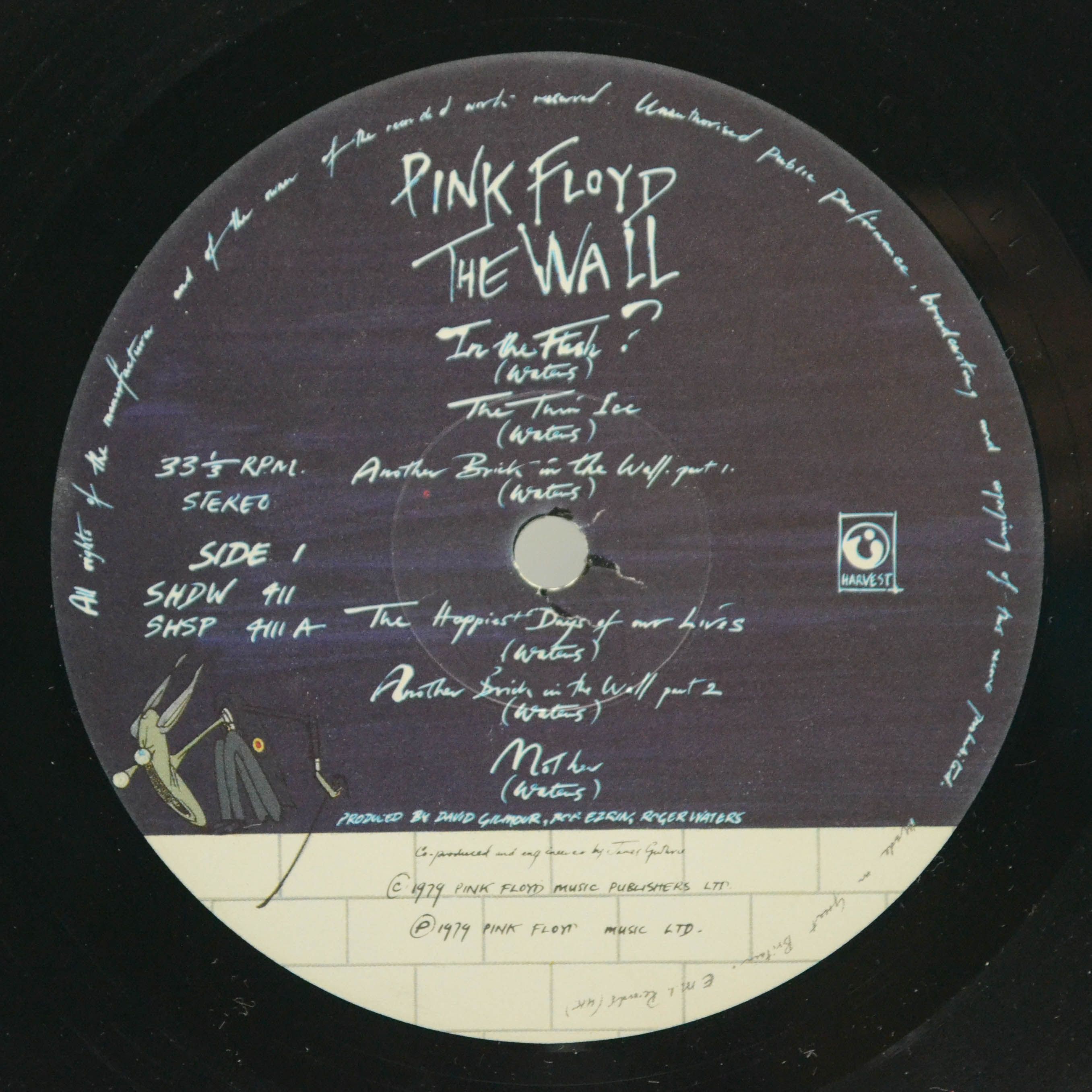 Pink Floyd — The Wall (2LP, UK), 1979