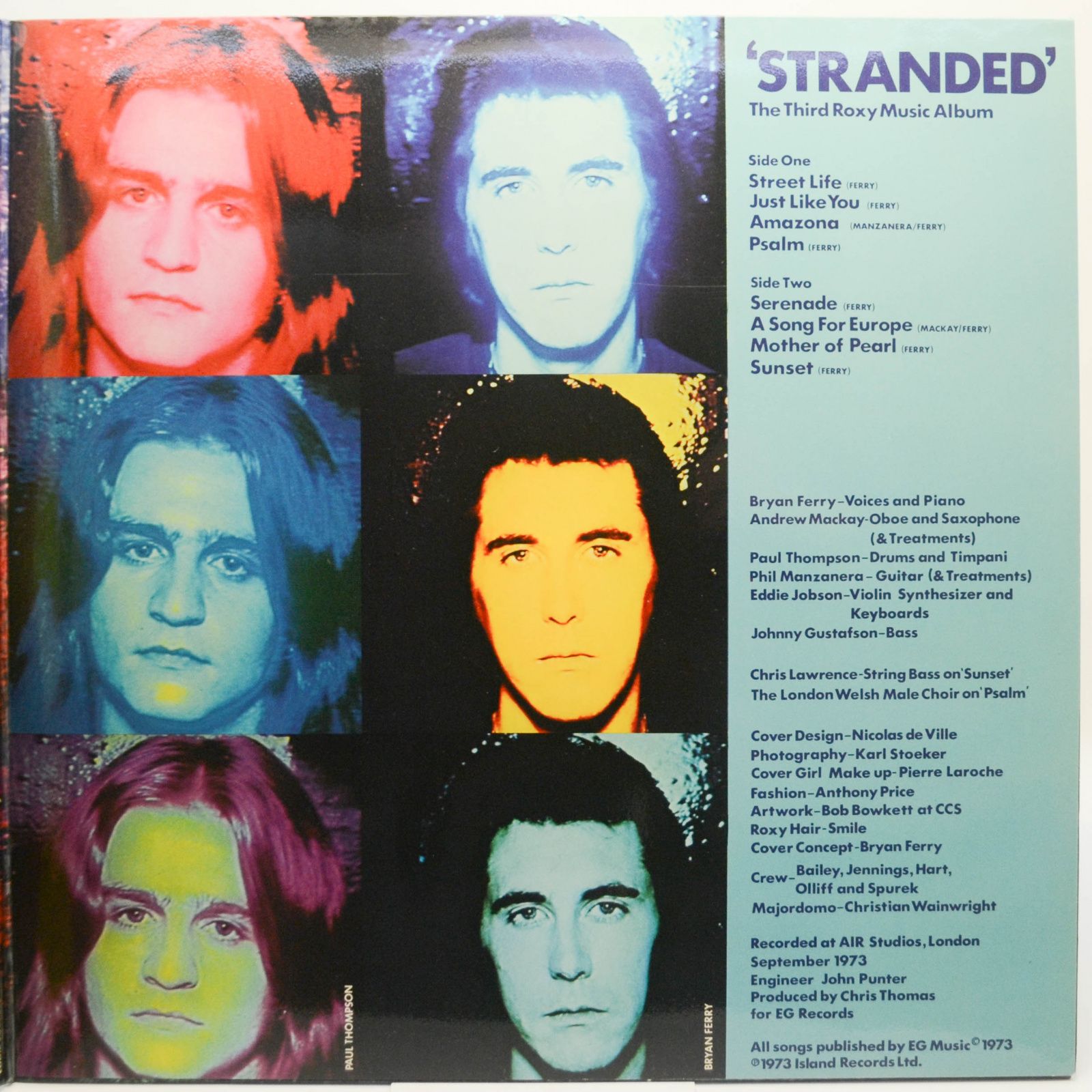 Roxy Music — Stranded, 1973
