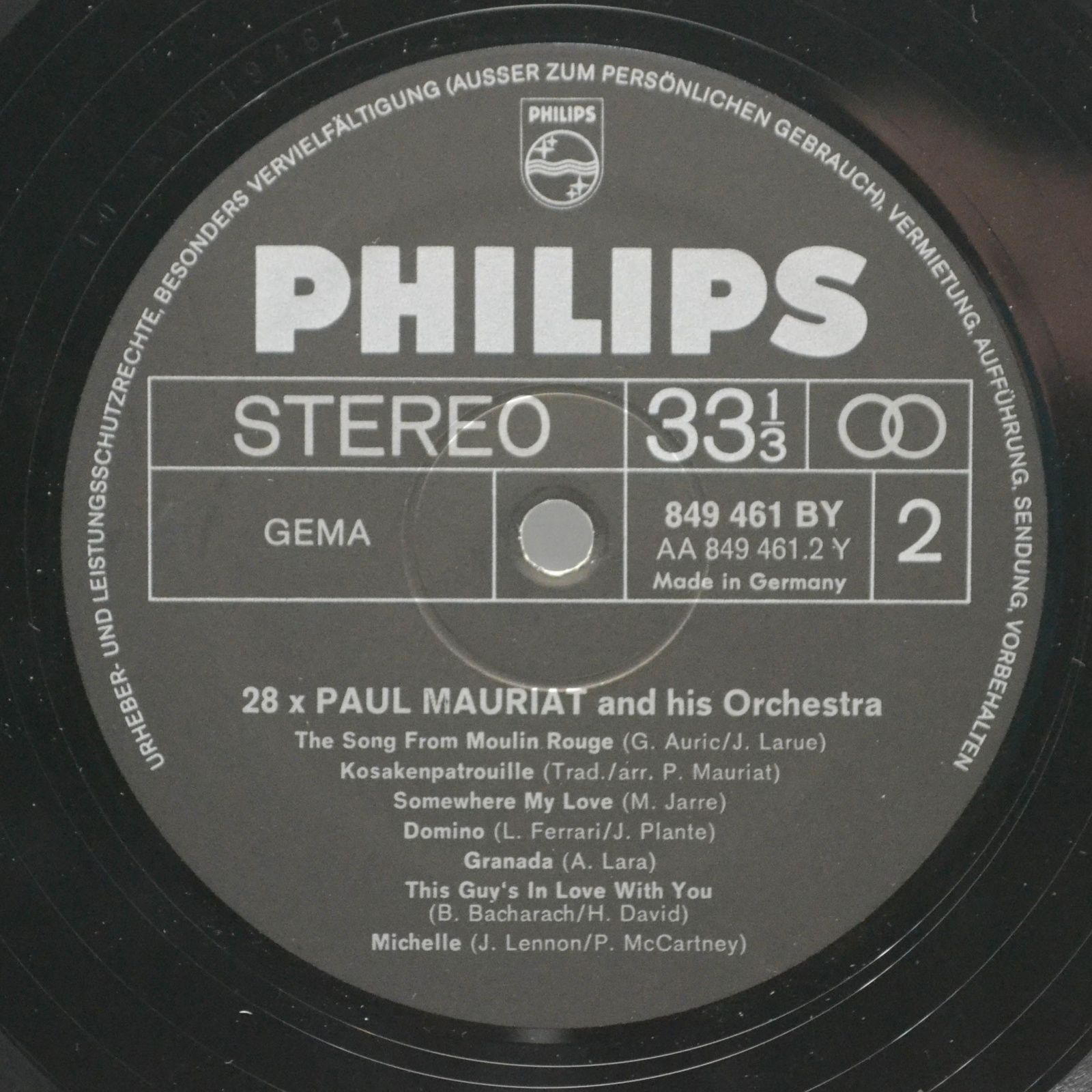 Paul Mauriat — 28 x Paul Mauriat (2LP), 1969