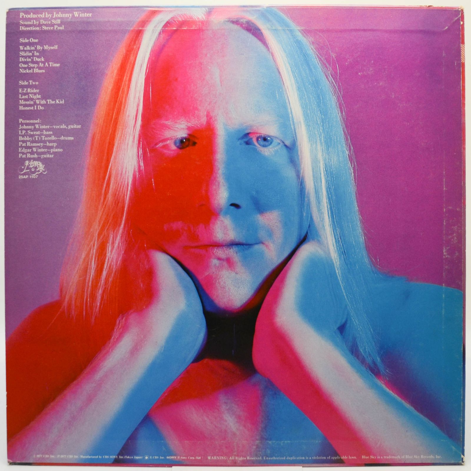 Johnny Winter — White, Hot & Blue, 1978