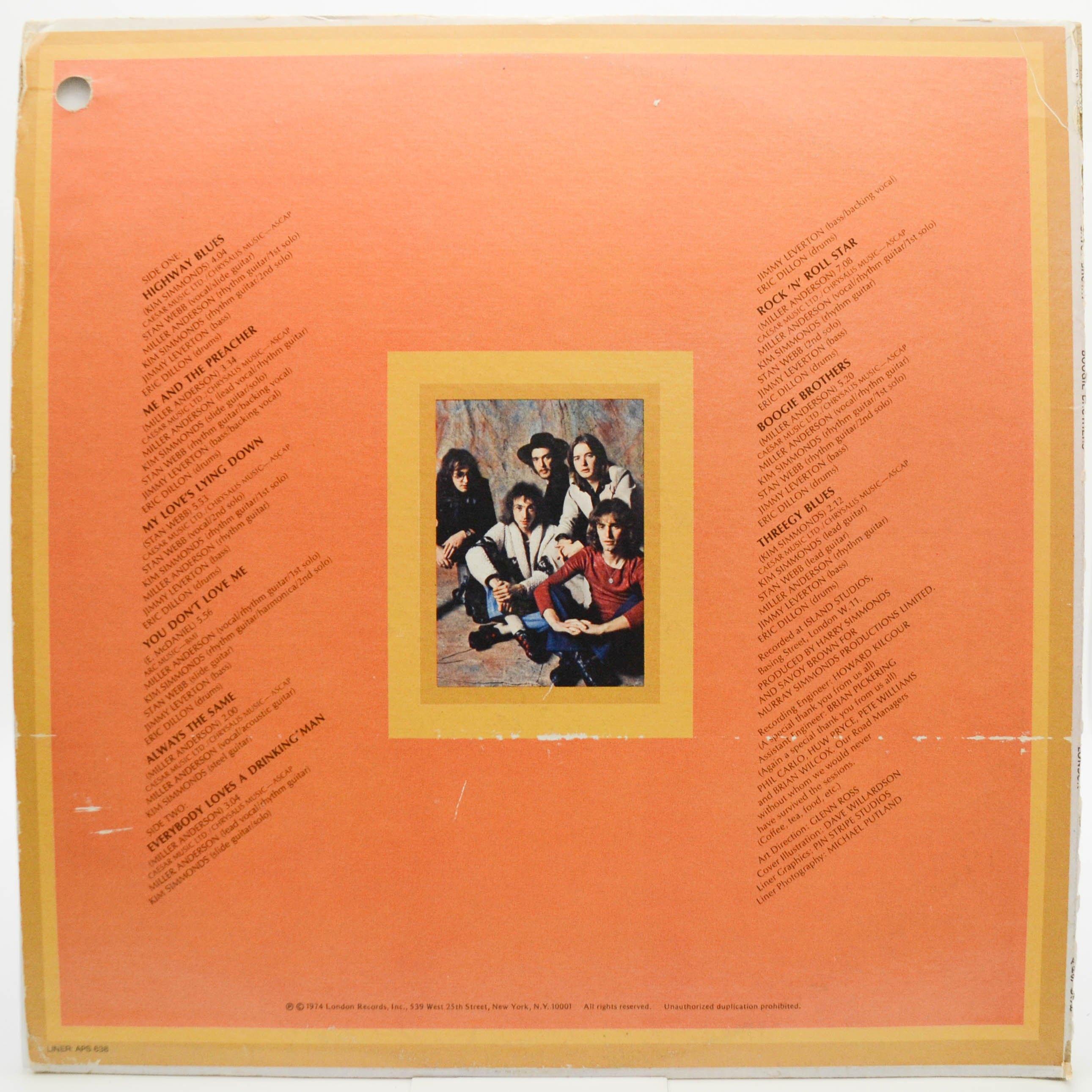 Savoy Brown — Boogie Brothers (USA), 1974