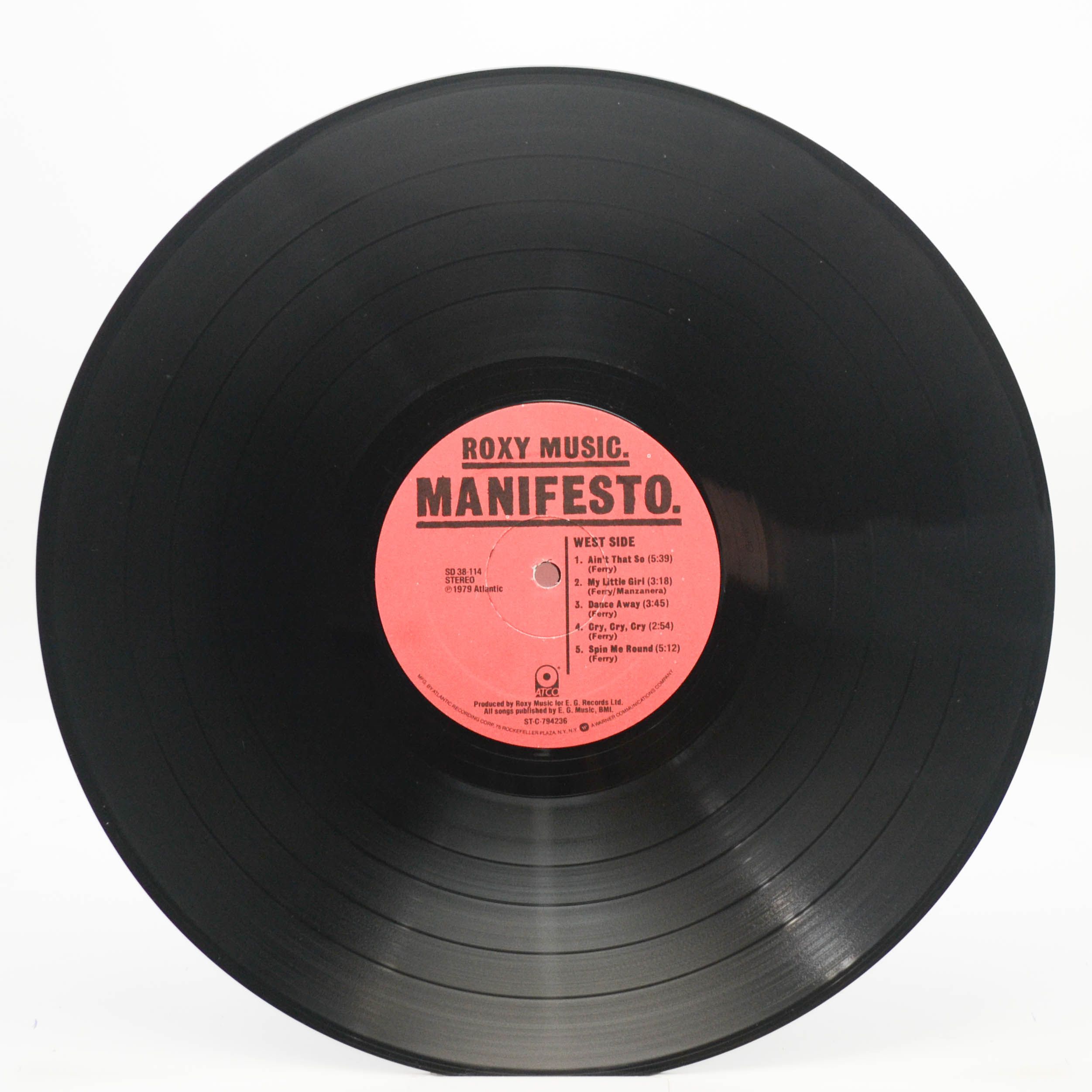 Roxy Music — Manifesto (USA), 1979