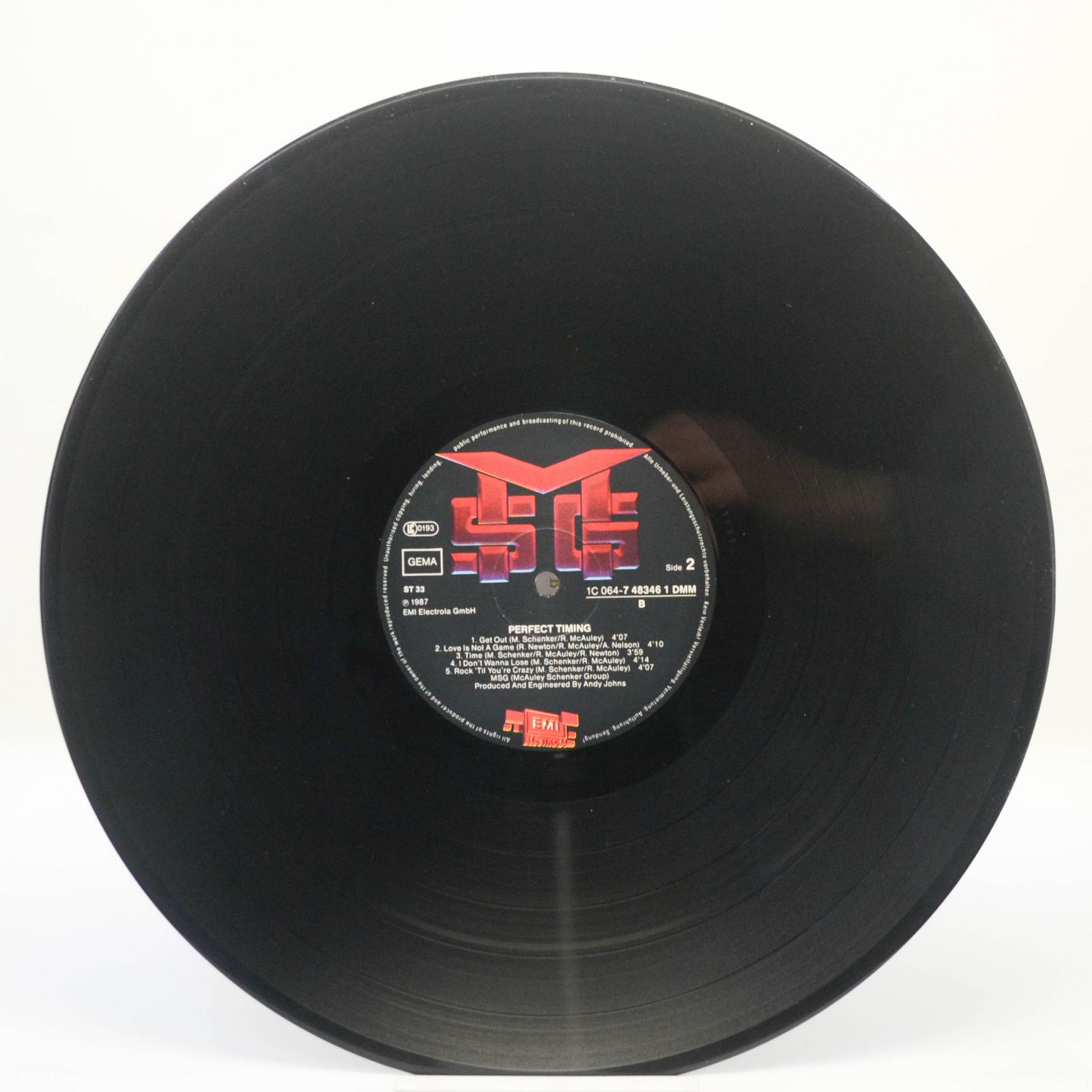 McAuley Schenker Group — Perfect Timing, 1987