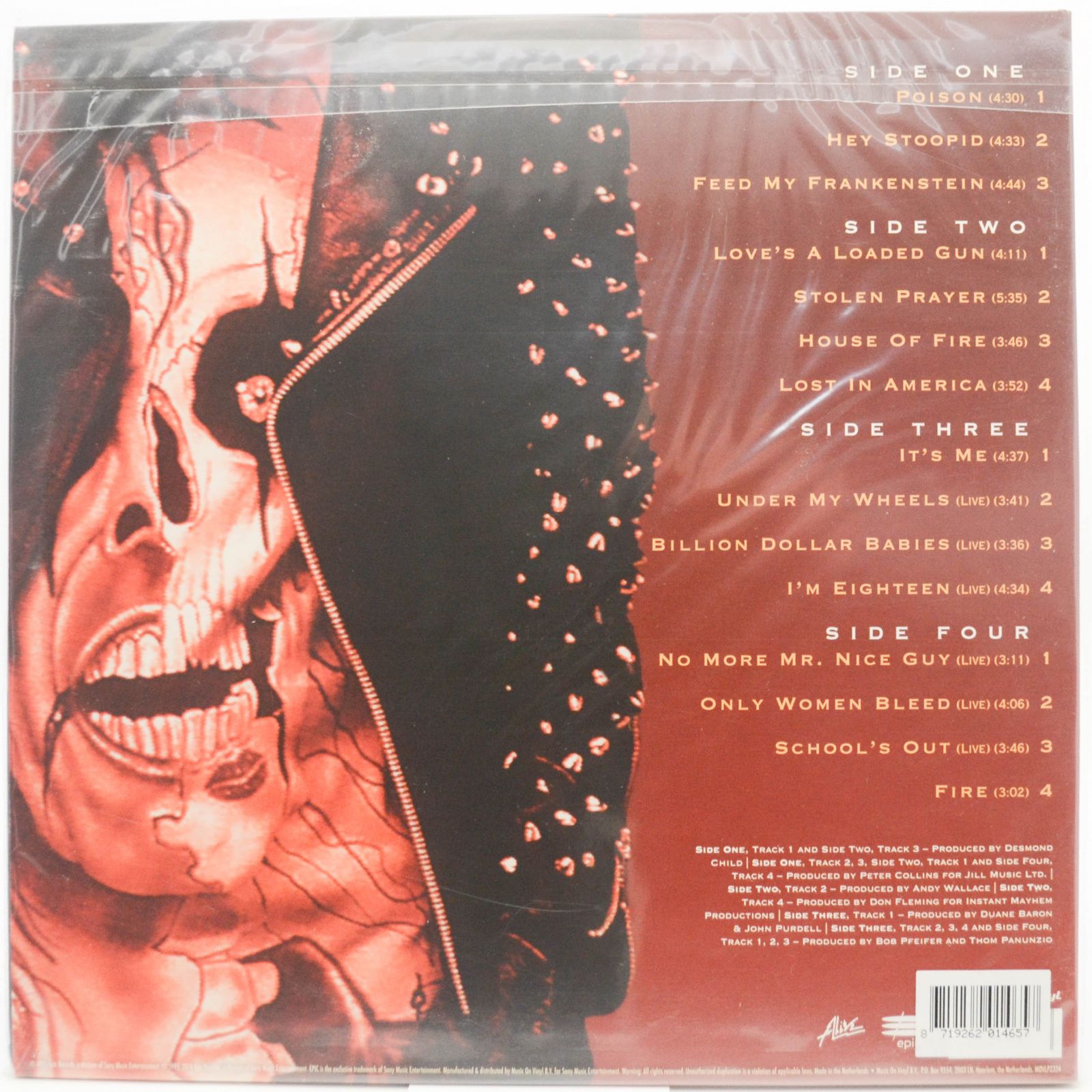Alice Cooper — Classicks (2LP), 1995