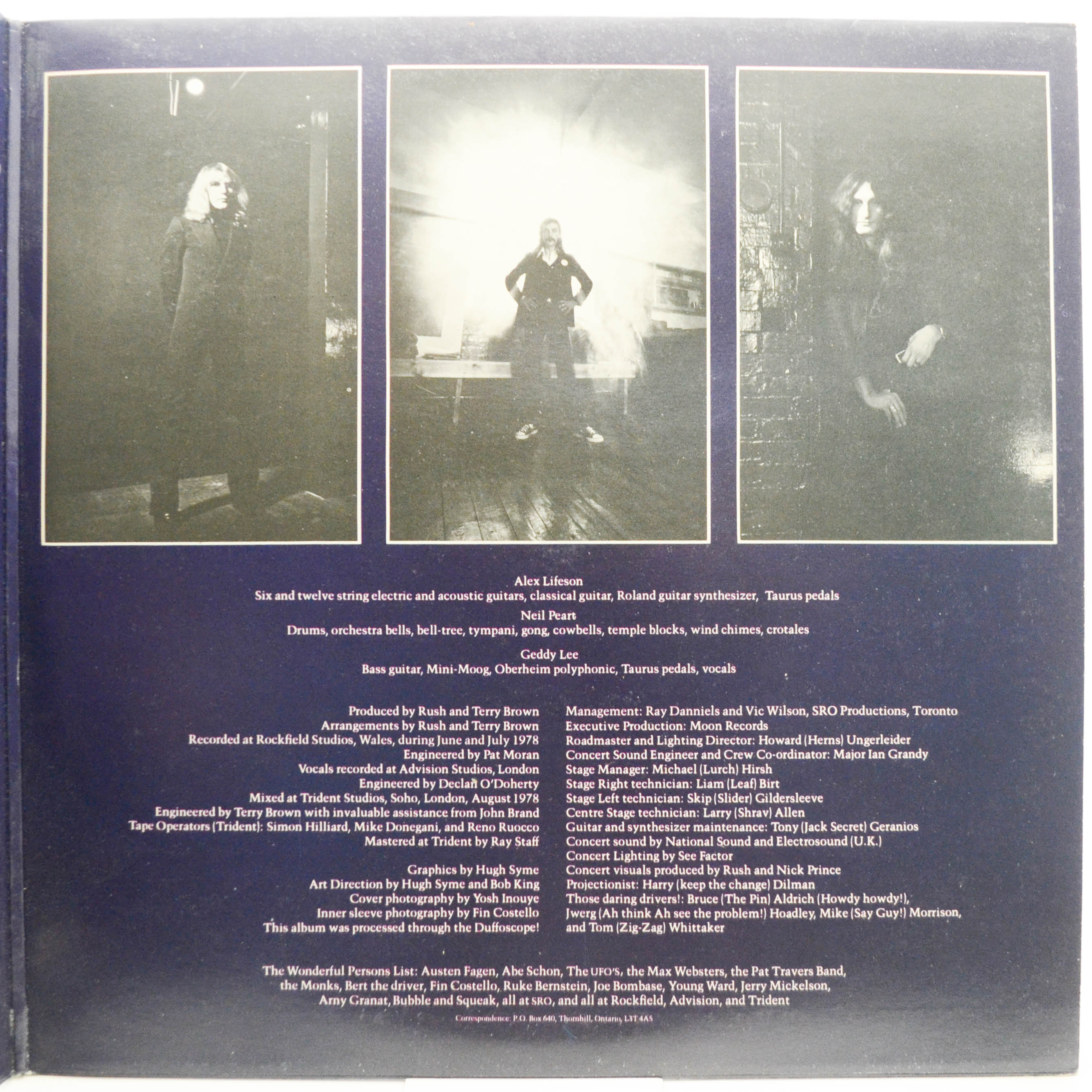 Rush — Hemispheres (UK), 1978