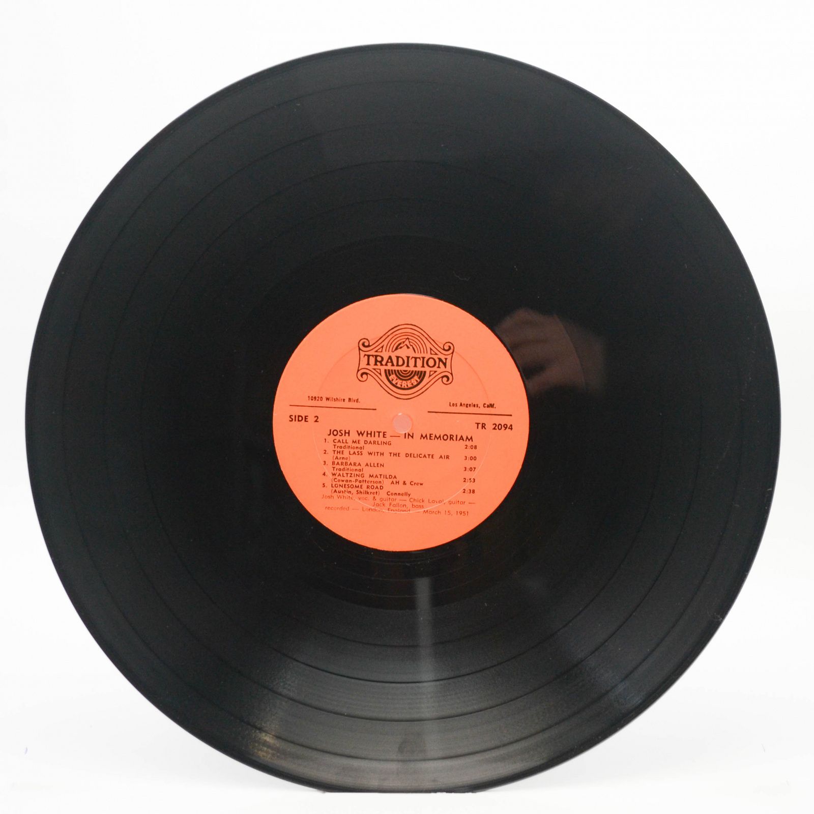 Josh White — In Memoriam (USA), 1970