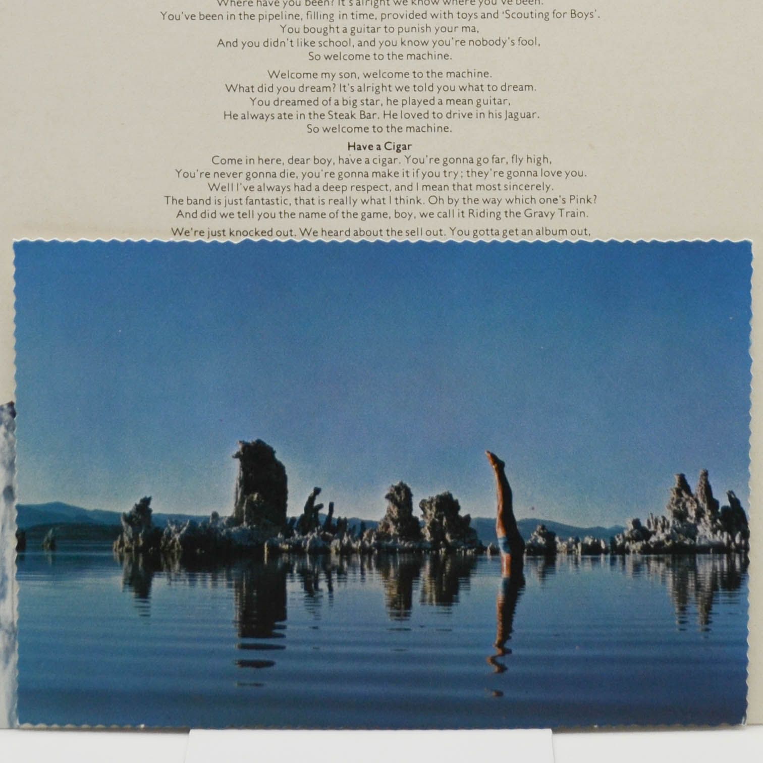 Pink Floyd — Wish You Were Here (postcard), 1975