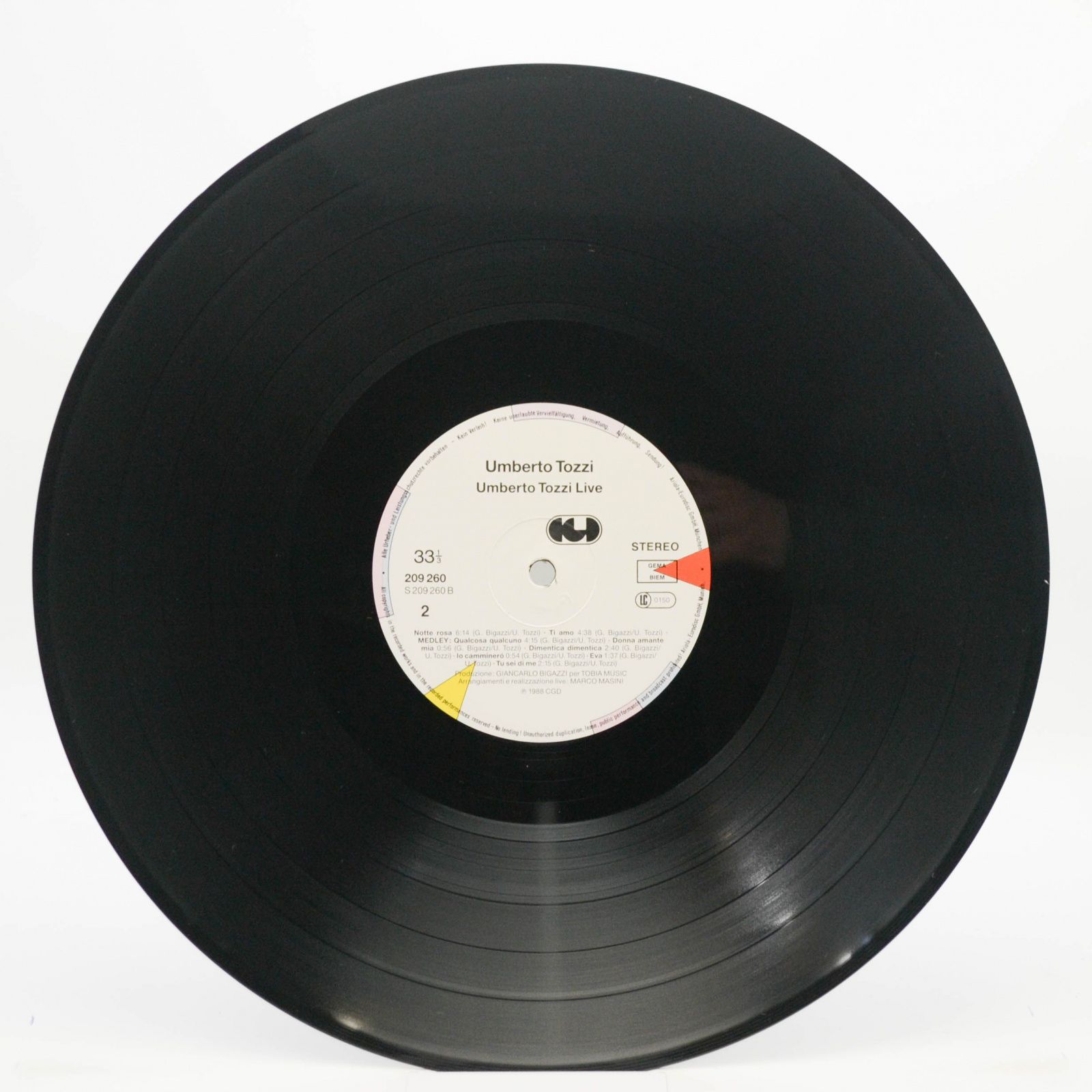 Umberto Tozzi — Live Royal Albert Hall, 1988