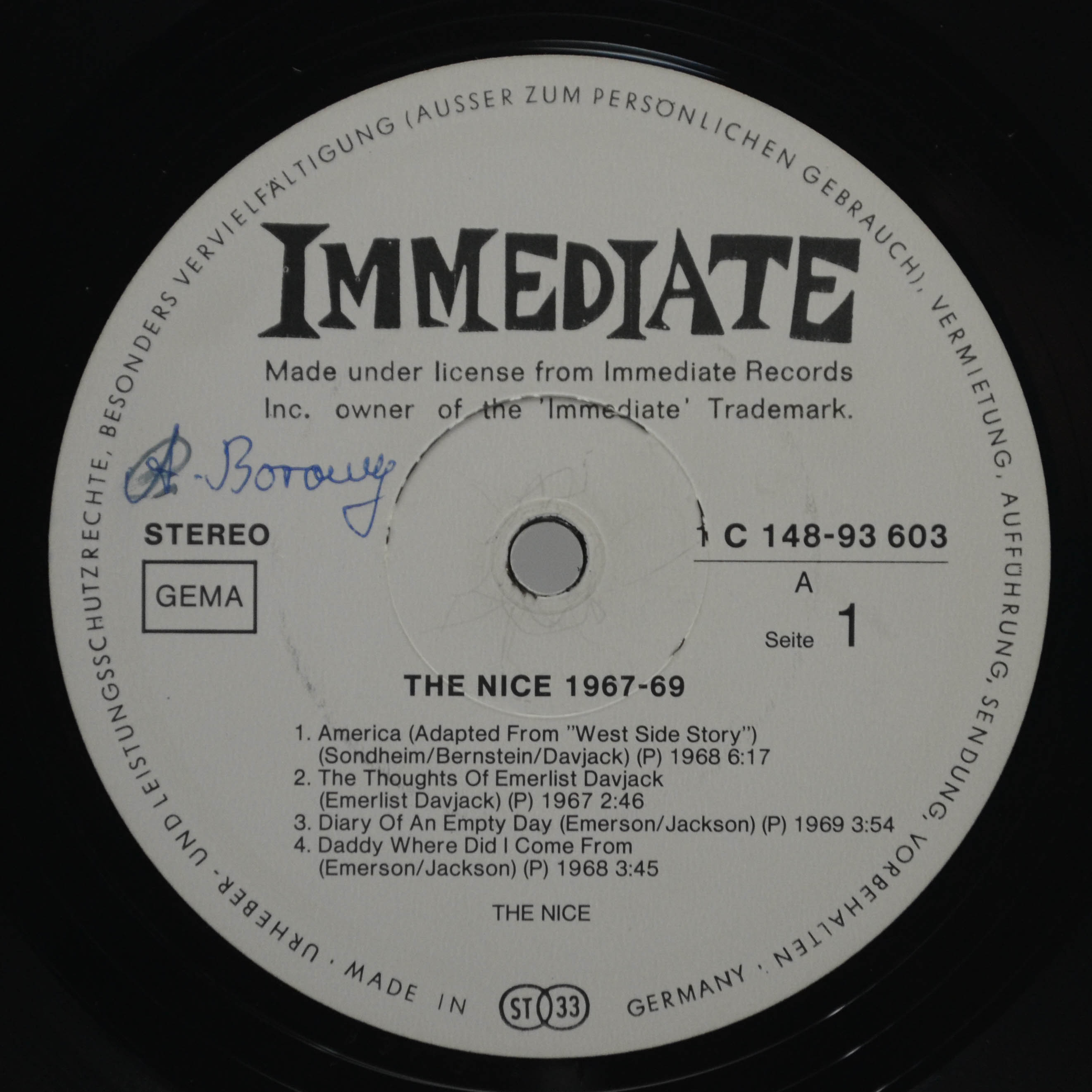 Nice — 1967-69 (2LP), 1972