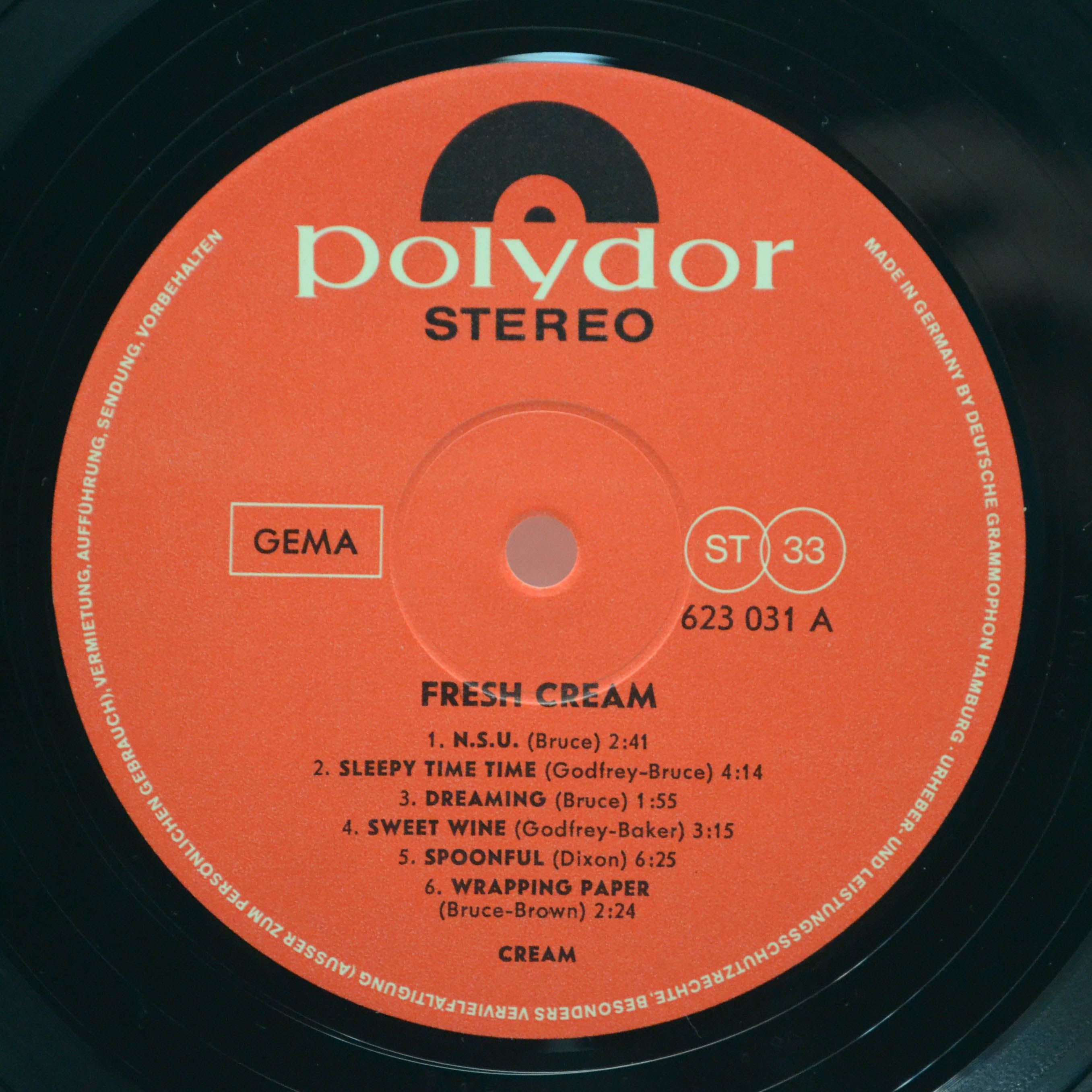 Cream — Fresh Cream, 1966