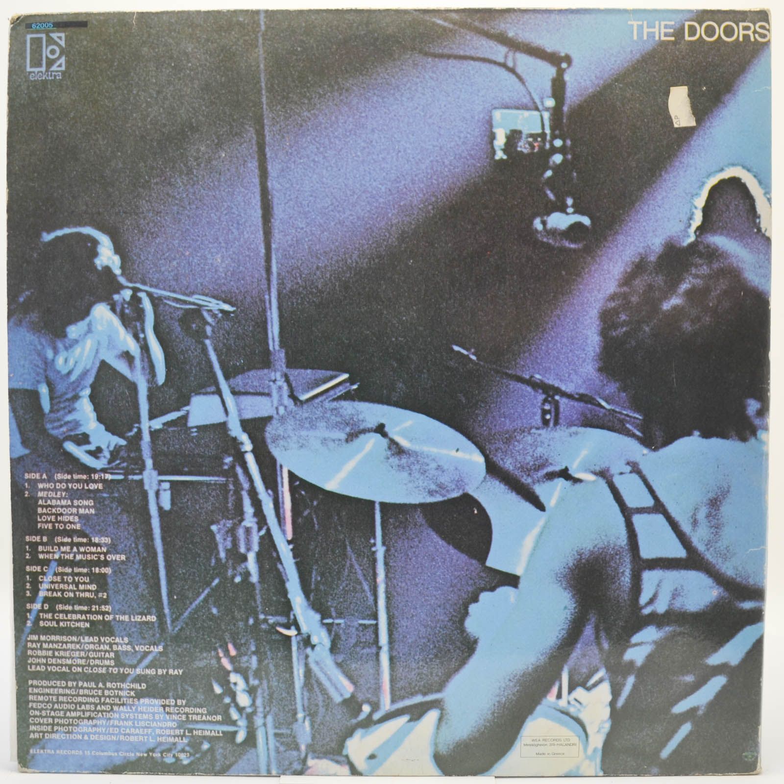 Doors — Absolutely Live (2LP), 1970