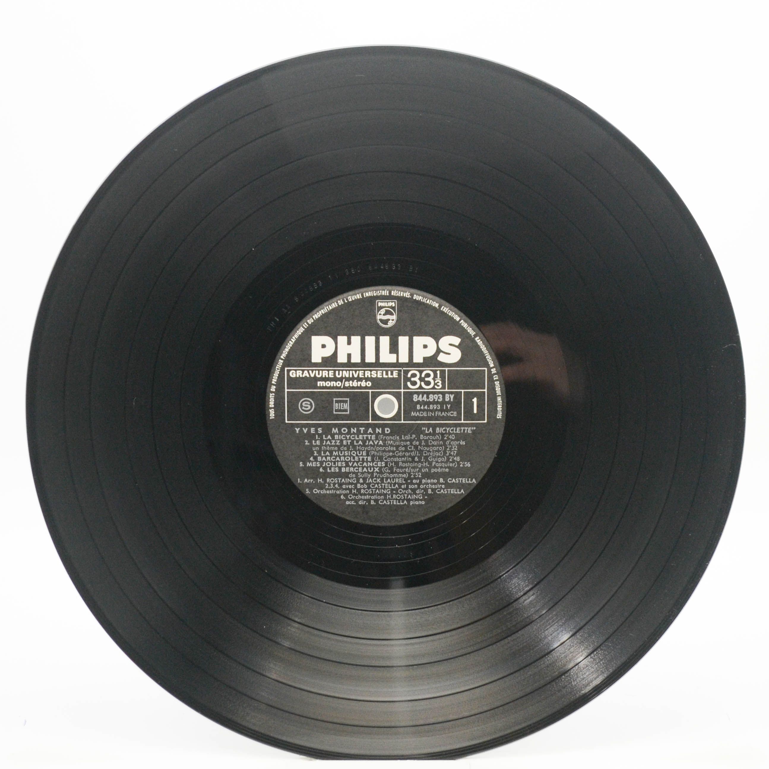 Yves Montand — La Bicyclette (1-st, France), 1968