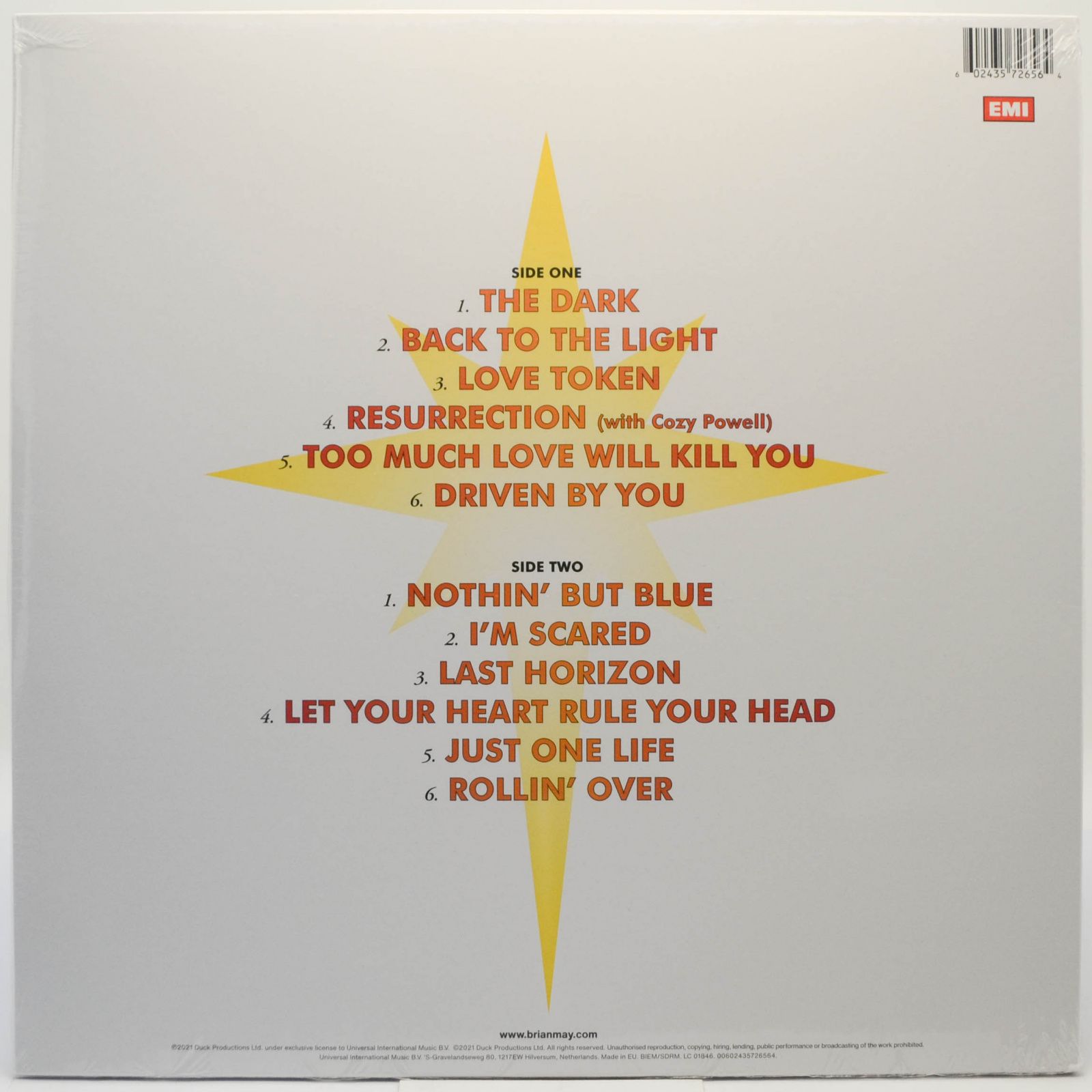 Brian May — Back To The Light, 1992